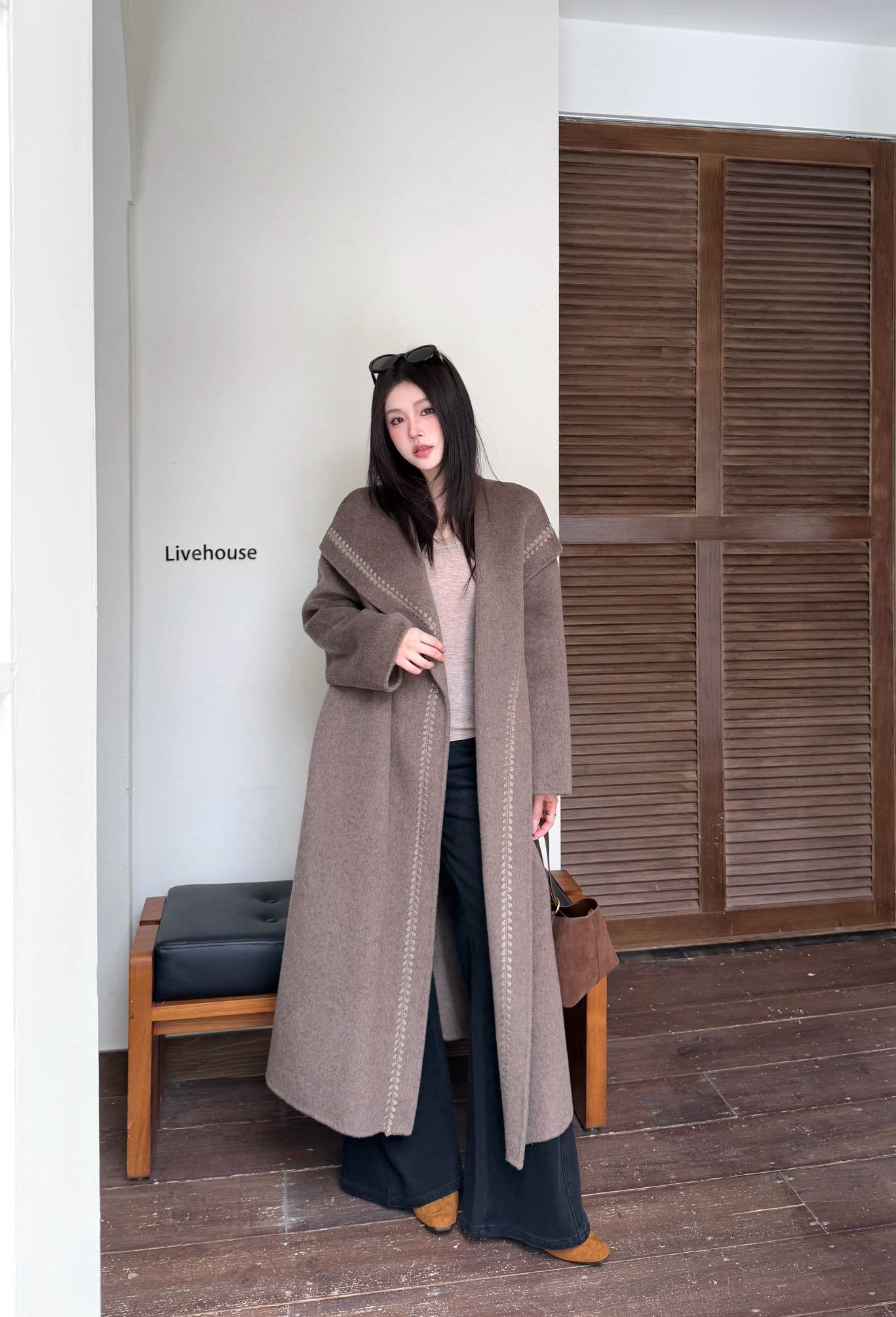 25FW NEW woolen long overcoats
