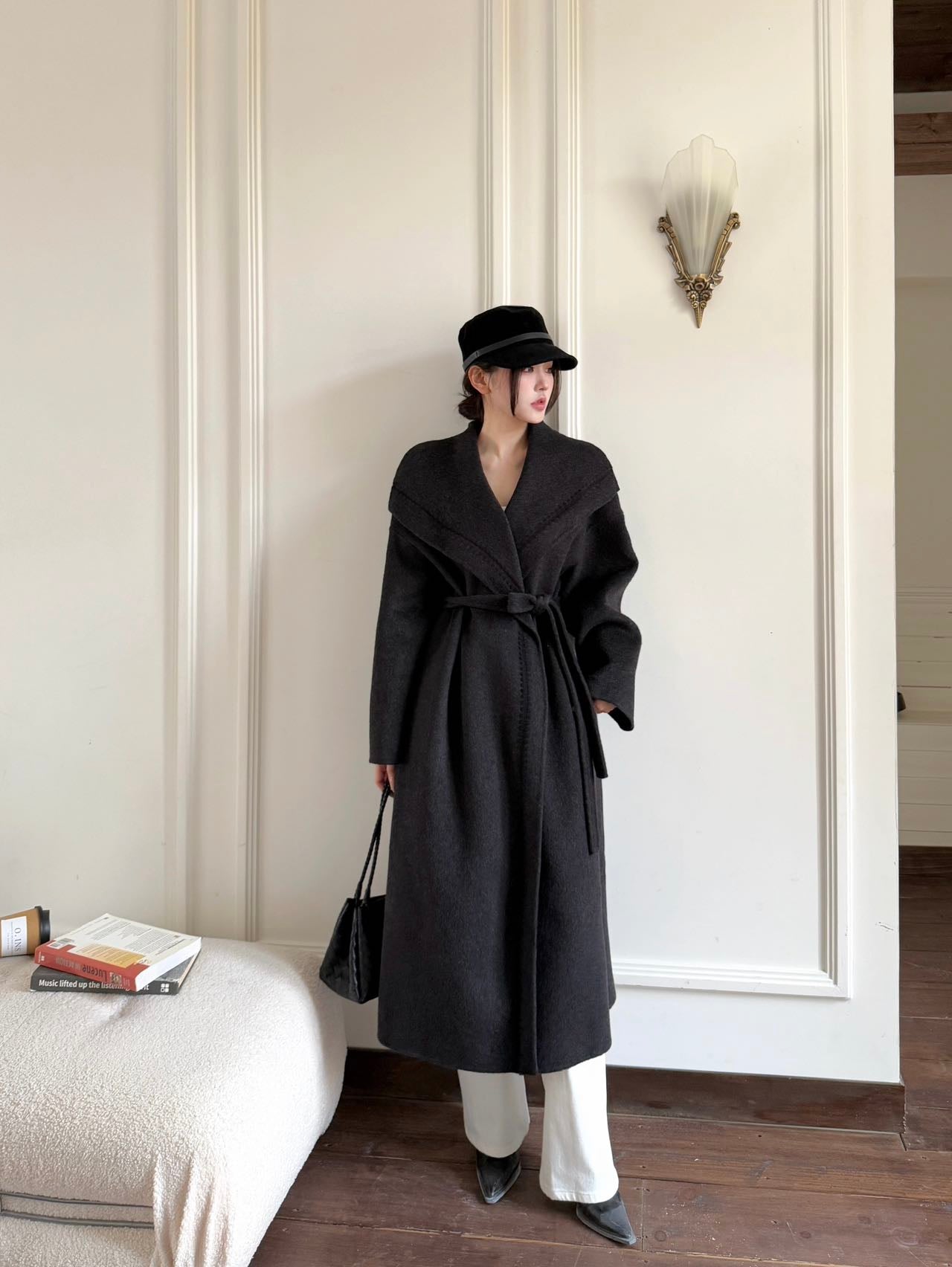25FW NEW woolen long overcoats