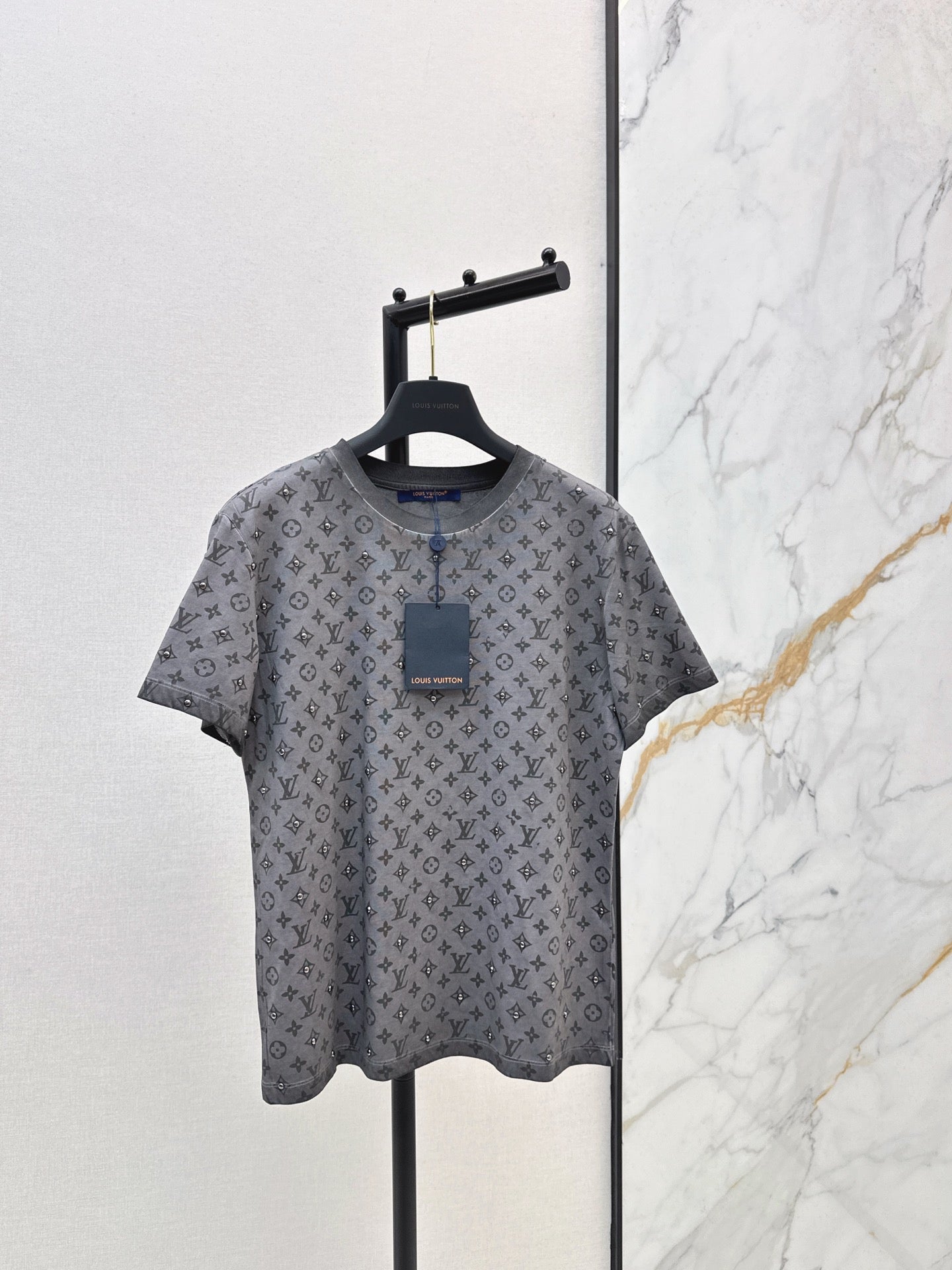 26SS NEUES T-Shirt mit klassischem Logo-Muster