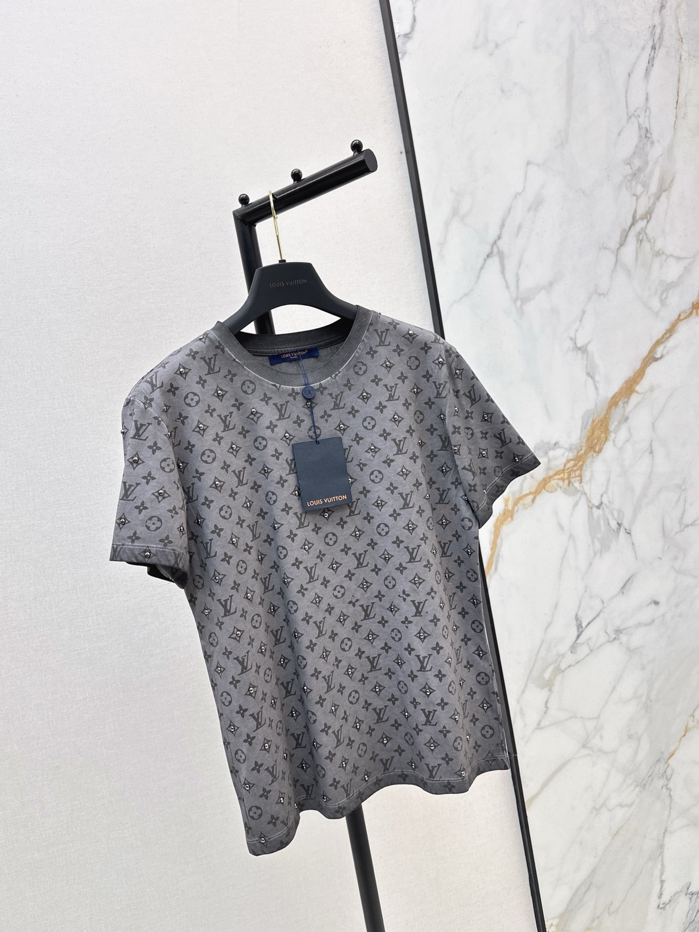 26SS NEUES T-Shirt mit klassischem Logo-Muster