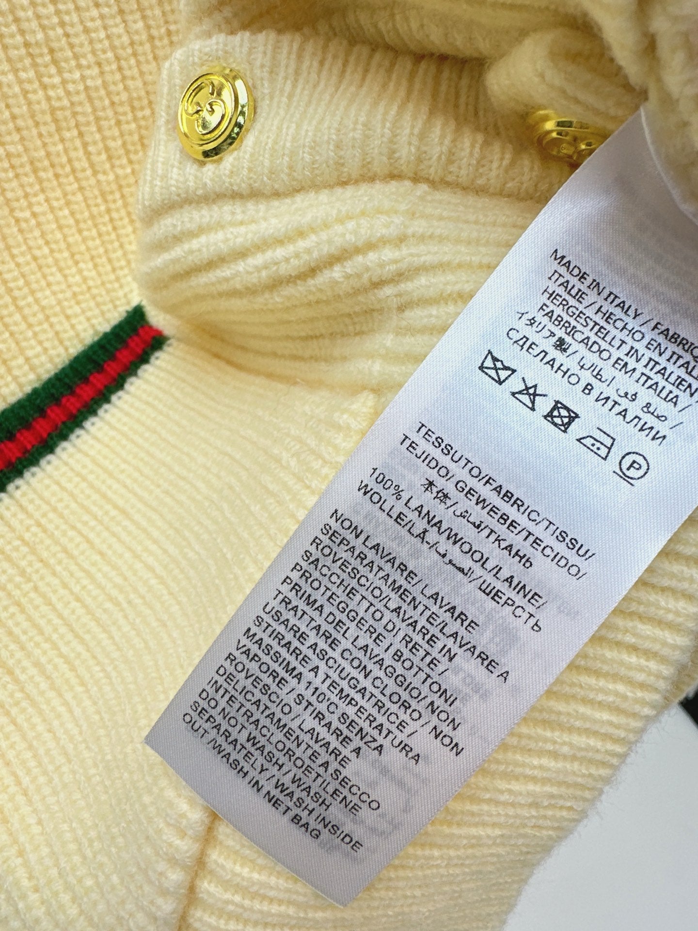 26SS NEU Klassischer Logo-Muster V-Ausschnitt Cardigan