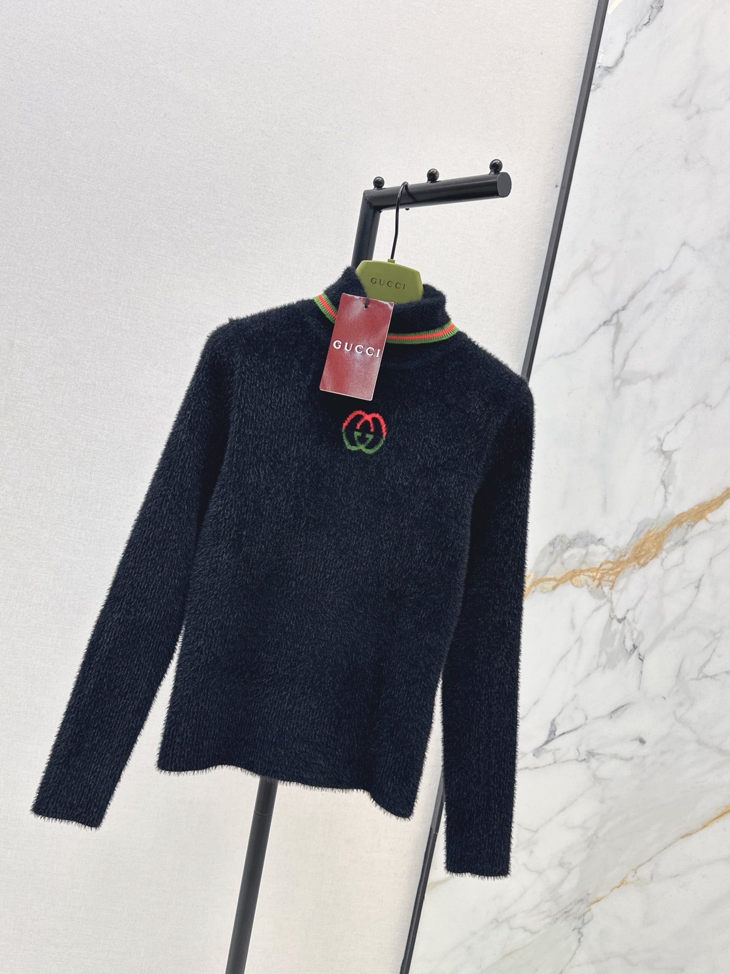 26SS NEUE hochgeschlossene Strickware