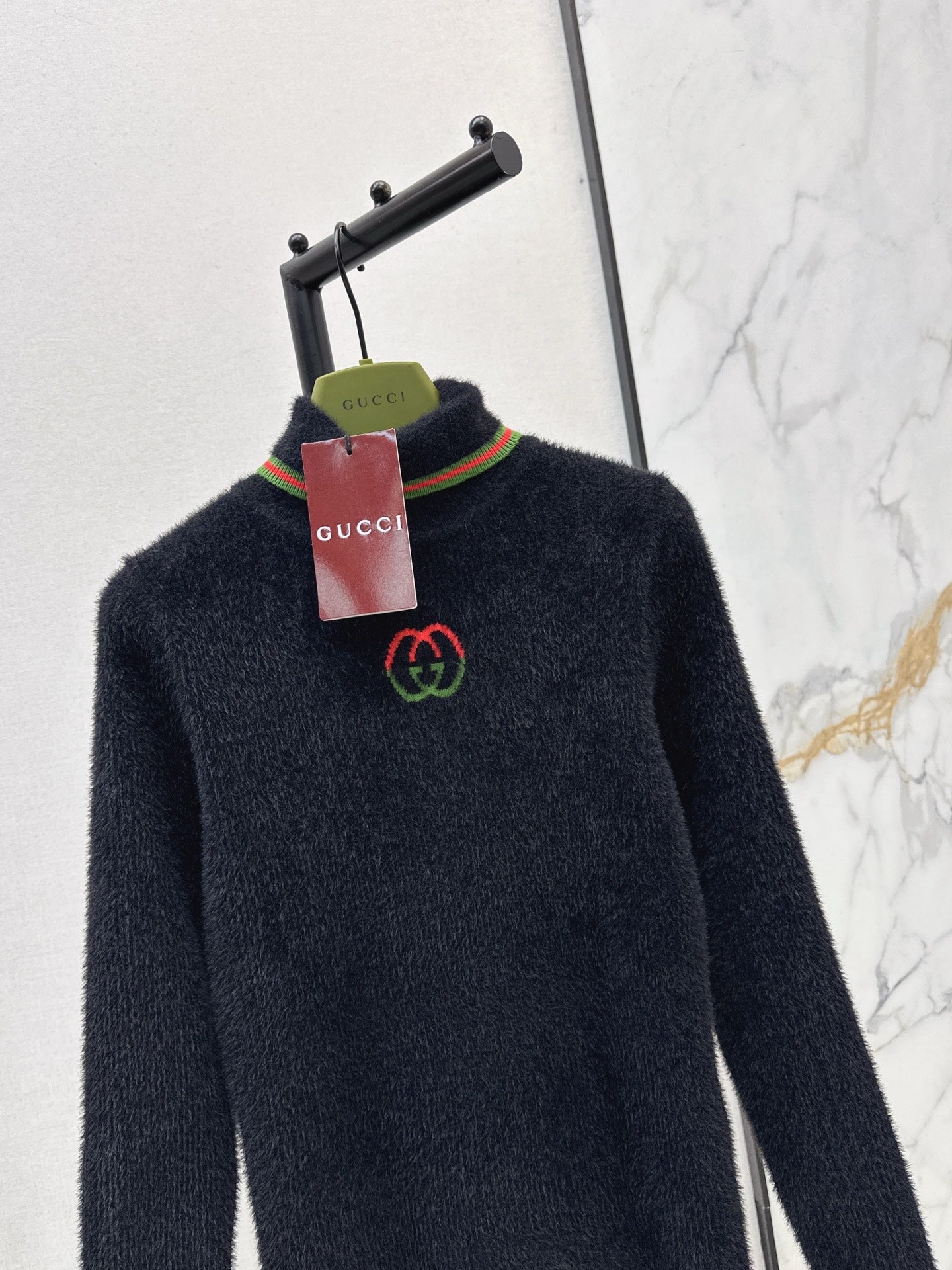 26SS NEUE hochgeschlossene Strickware