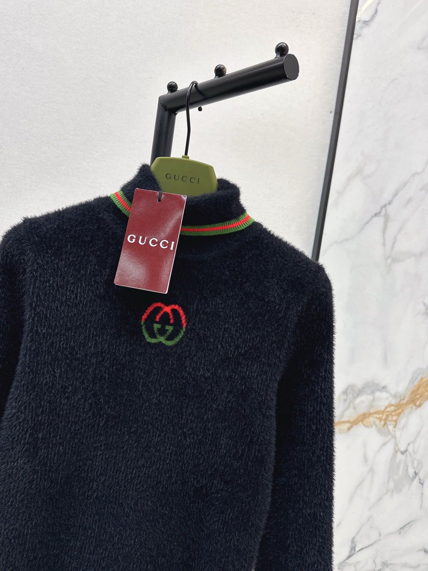 26SS NEUE hochgeschlossene Strickware
