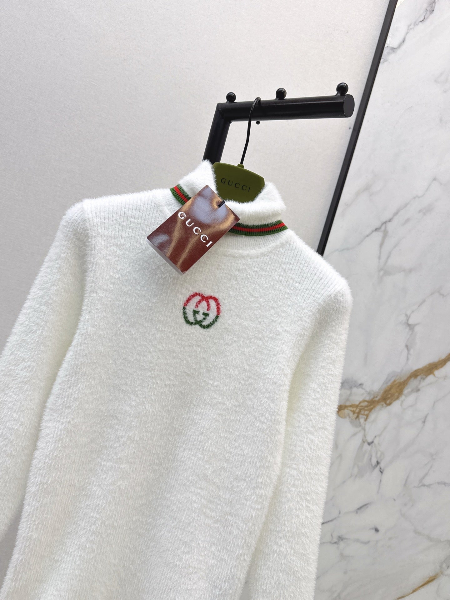 26SS NEUE hochgeschlossene Strickware