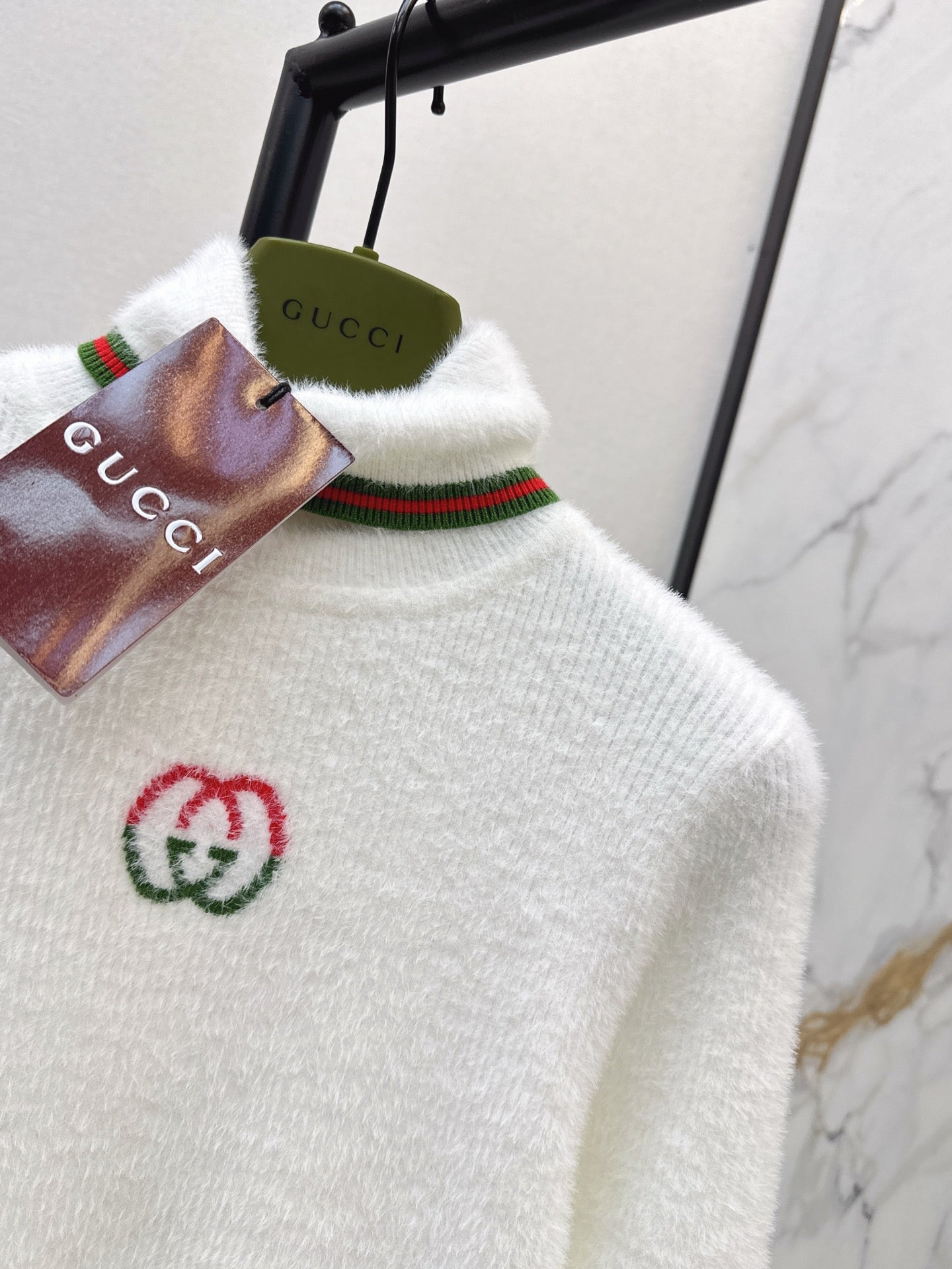 26SS NEUE hochgeschlossene Strickware