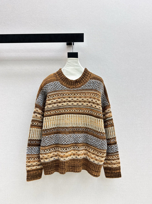 26SS NEW fair isle knit sweater