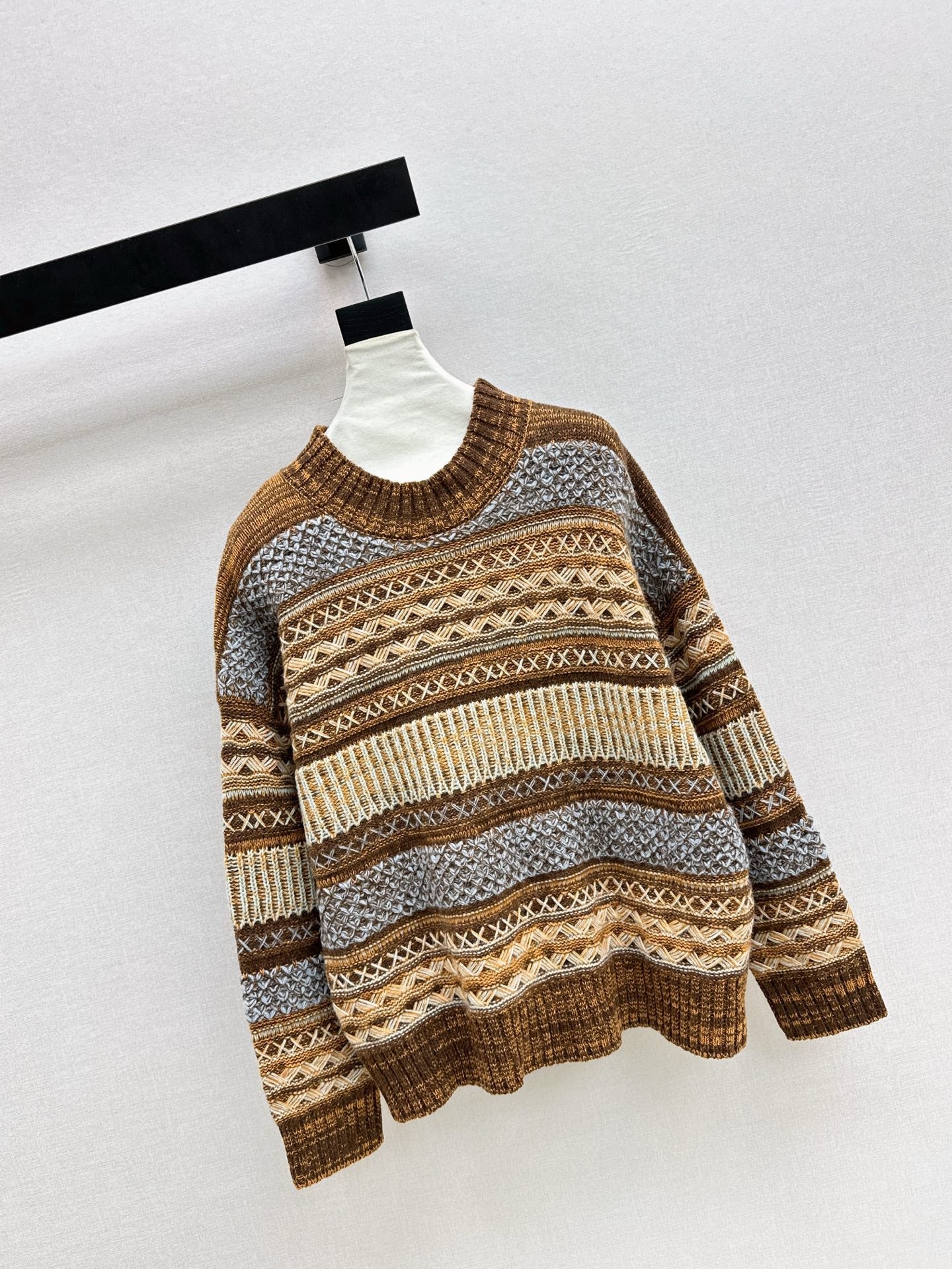 26SS NEW fair isle knit sweater