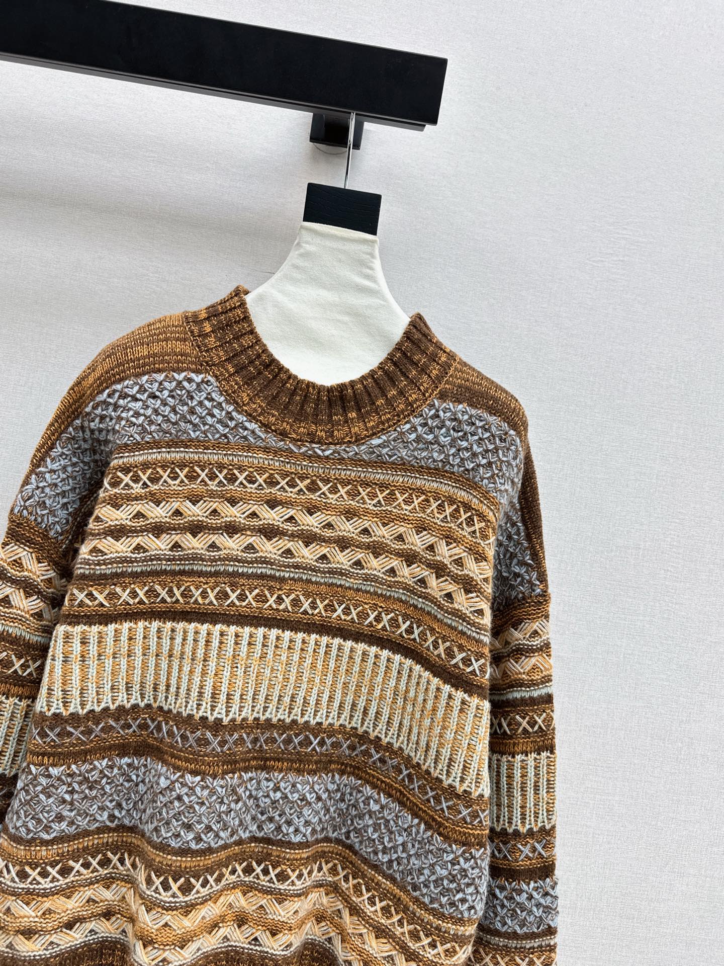 26SS NEW fair isle knit sweater