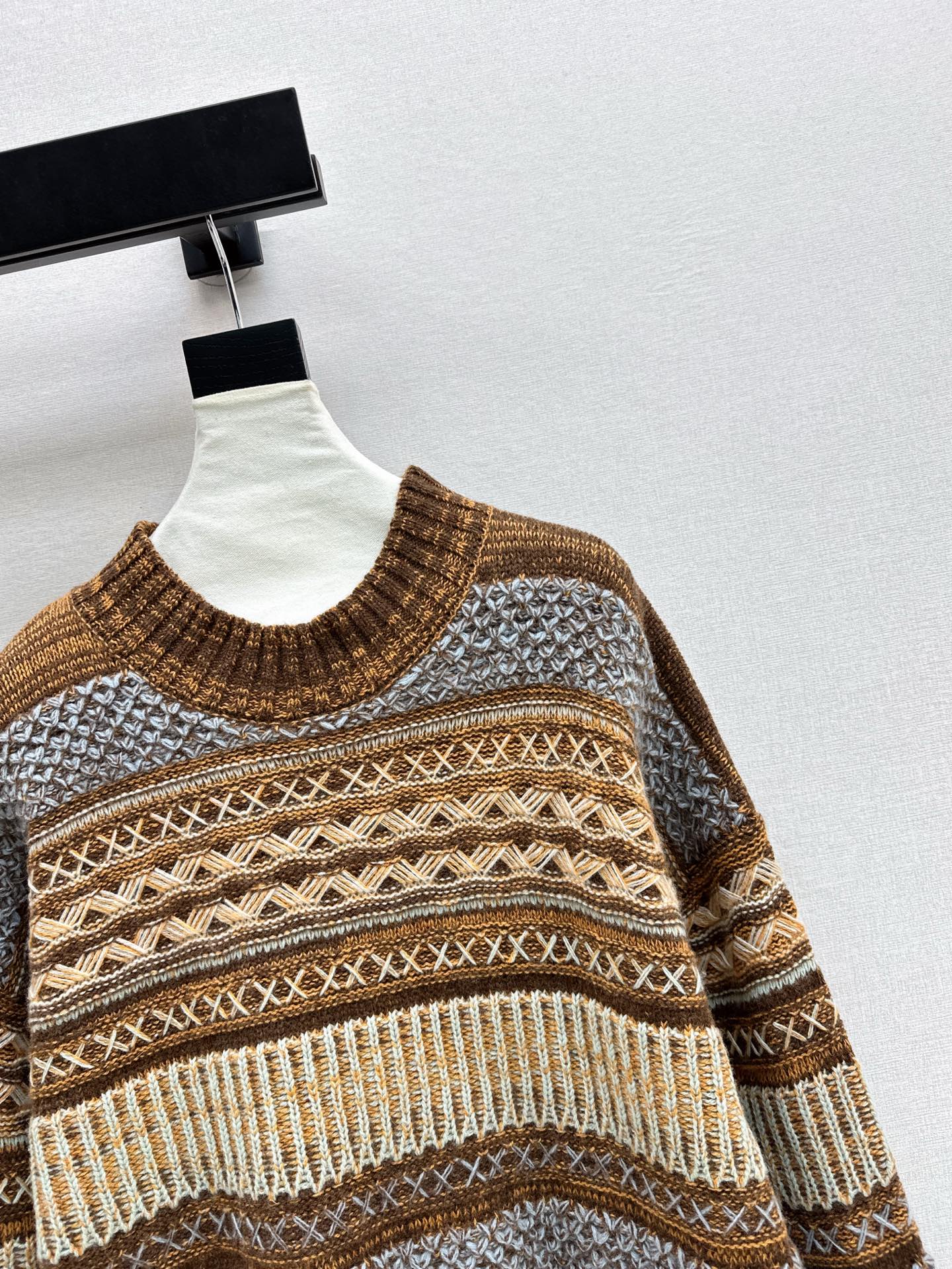 26SS NEW fair isle knit sweater