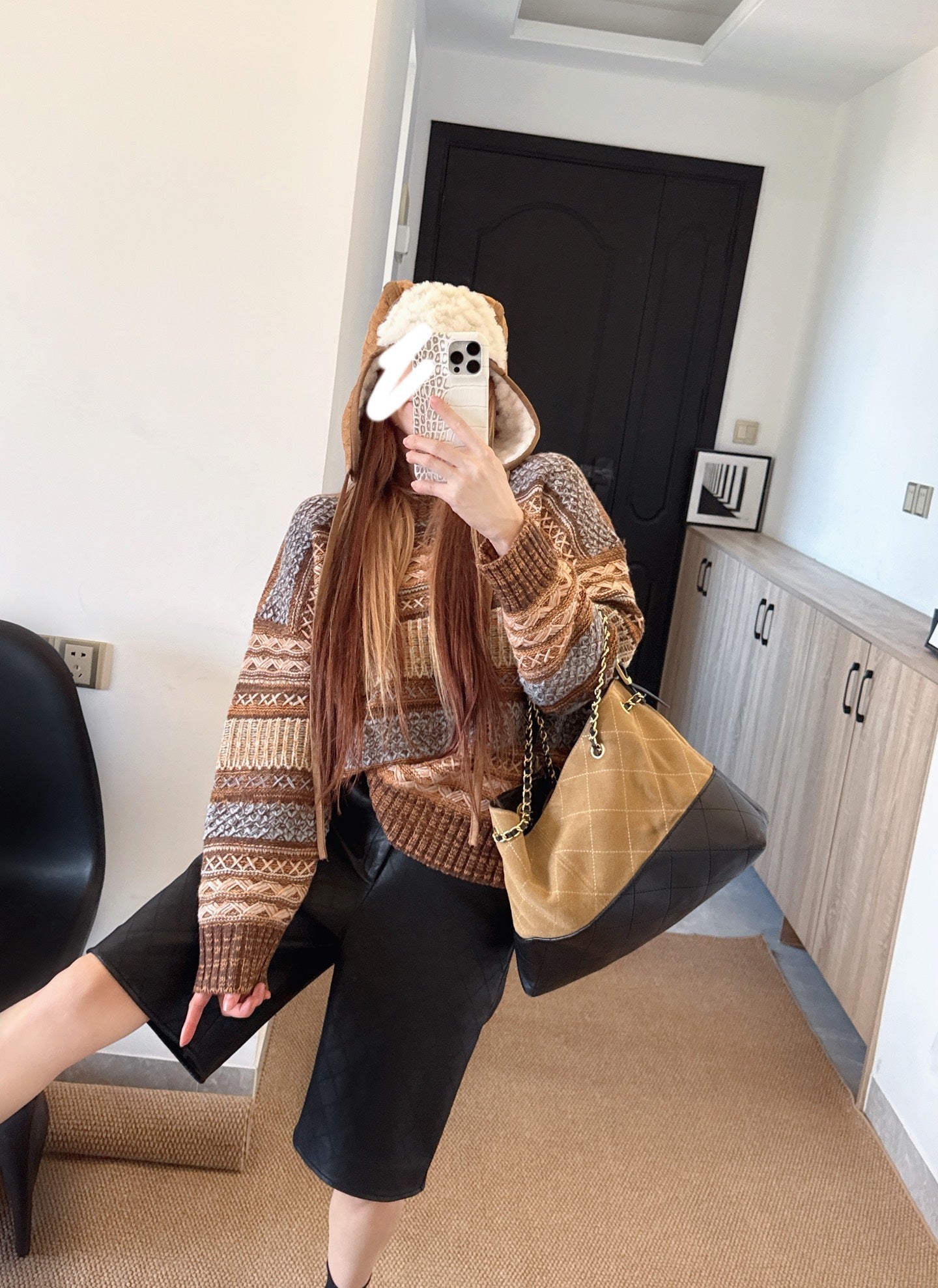 26SS NEW fair isle knit sweater