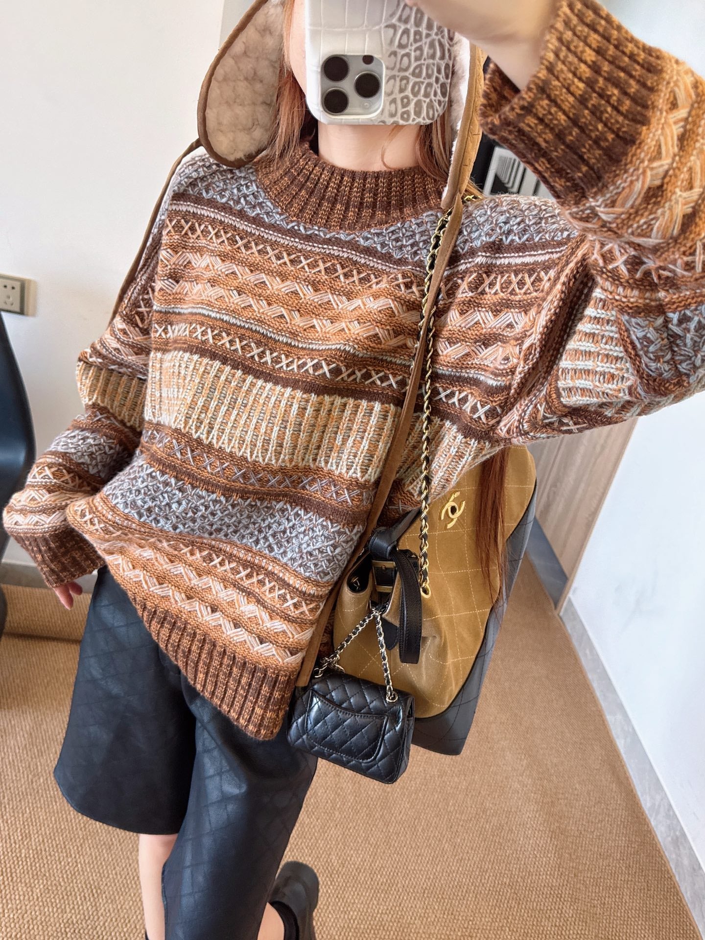 26SS NEW fair isle knit sweater