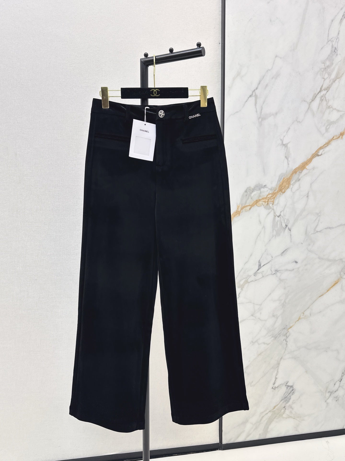 26SS NEW velvet wide-leg pants