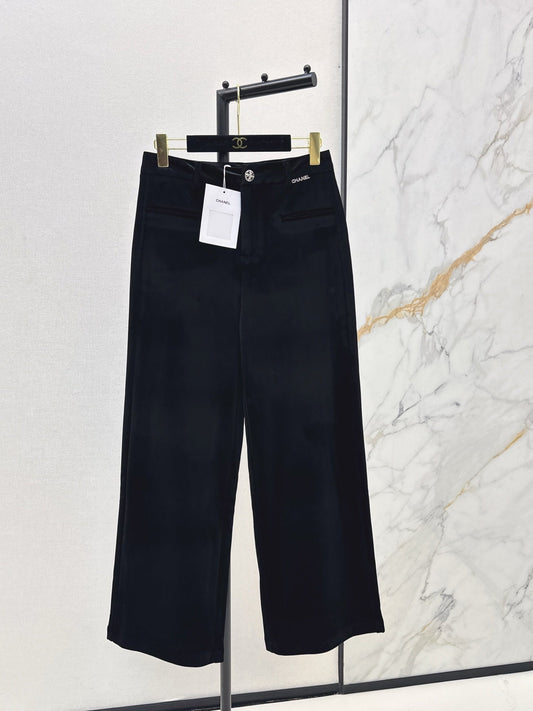 26SS NEW velvet wide-leg pants
