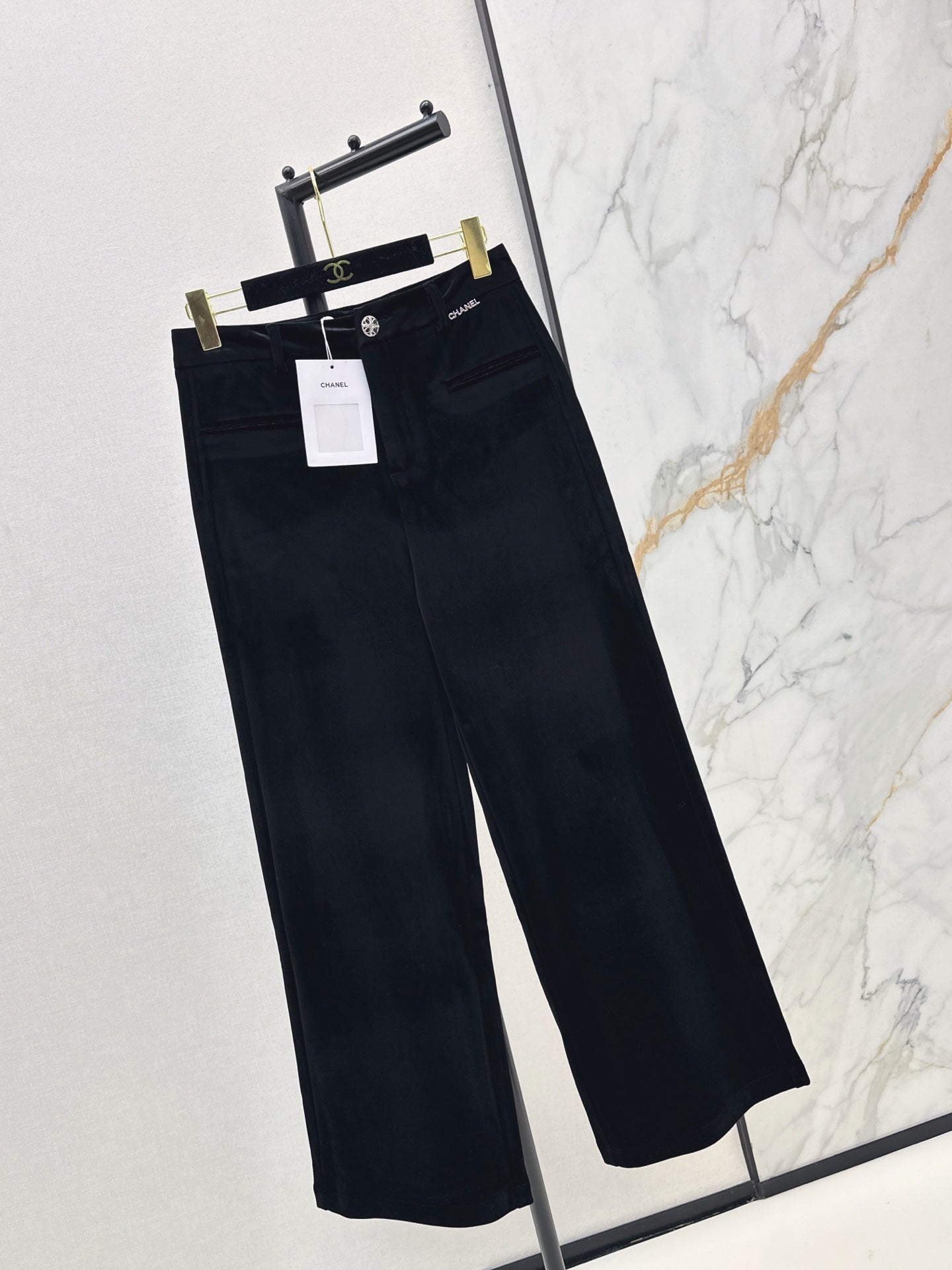 26SS NEW velvet wide-leg pants