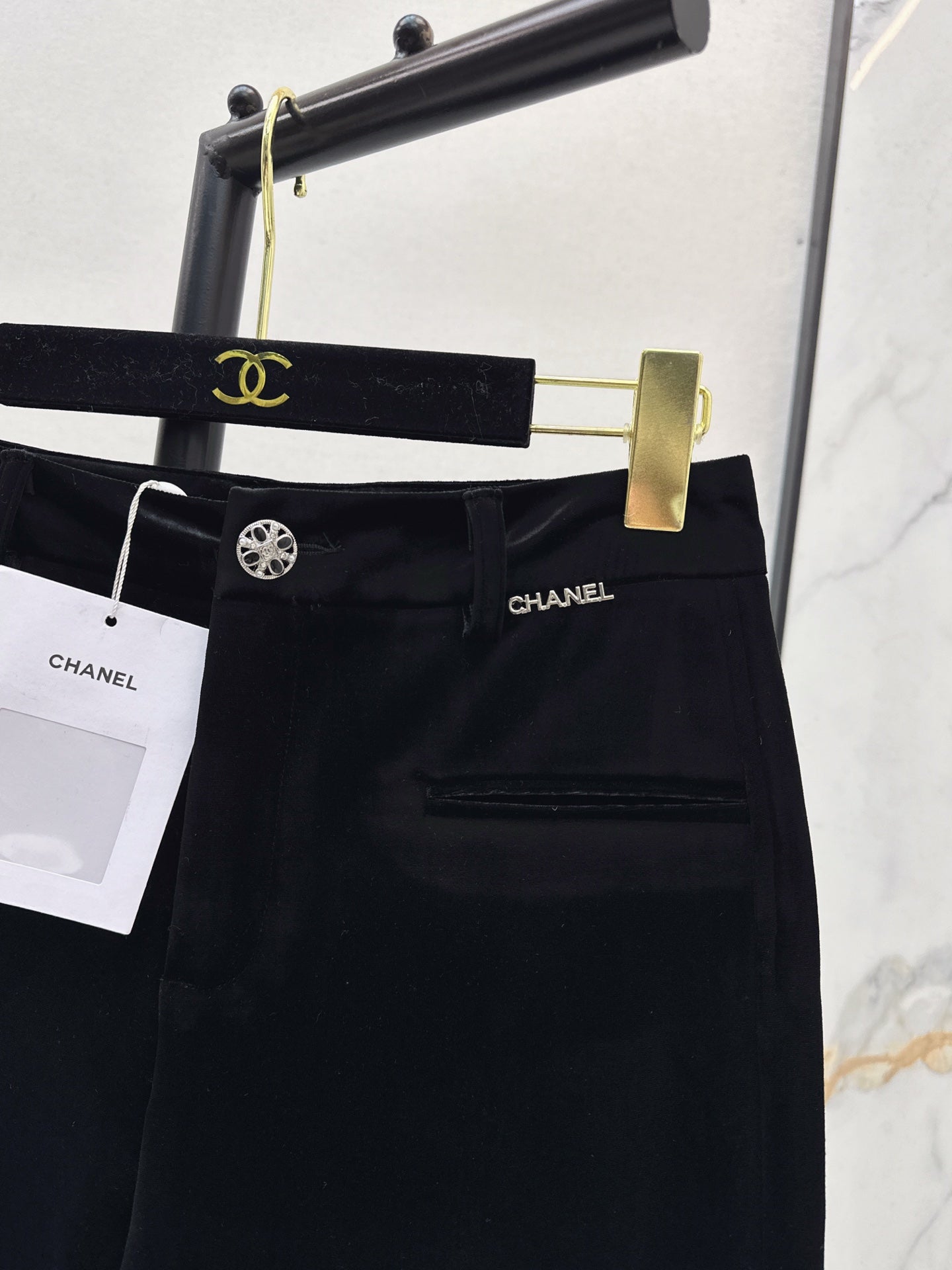 26SS NEW velvet wide-leg pants