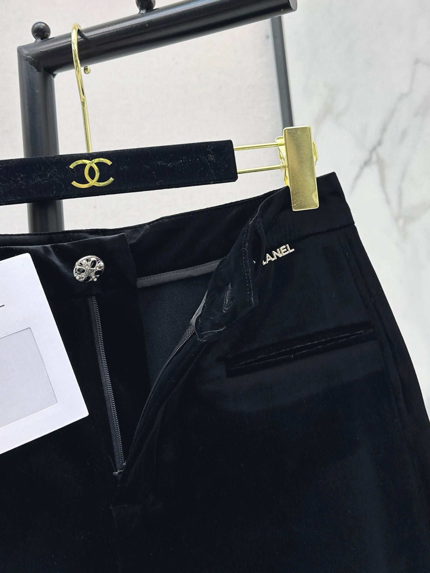 26SS NEW velvet wide-leg pants