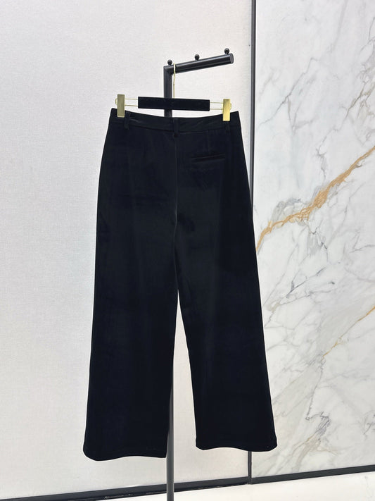 26SS NEW velvet wide-leg pants