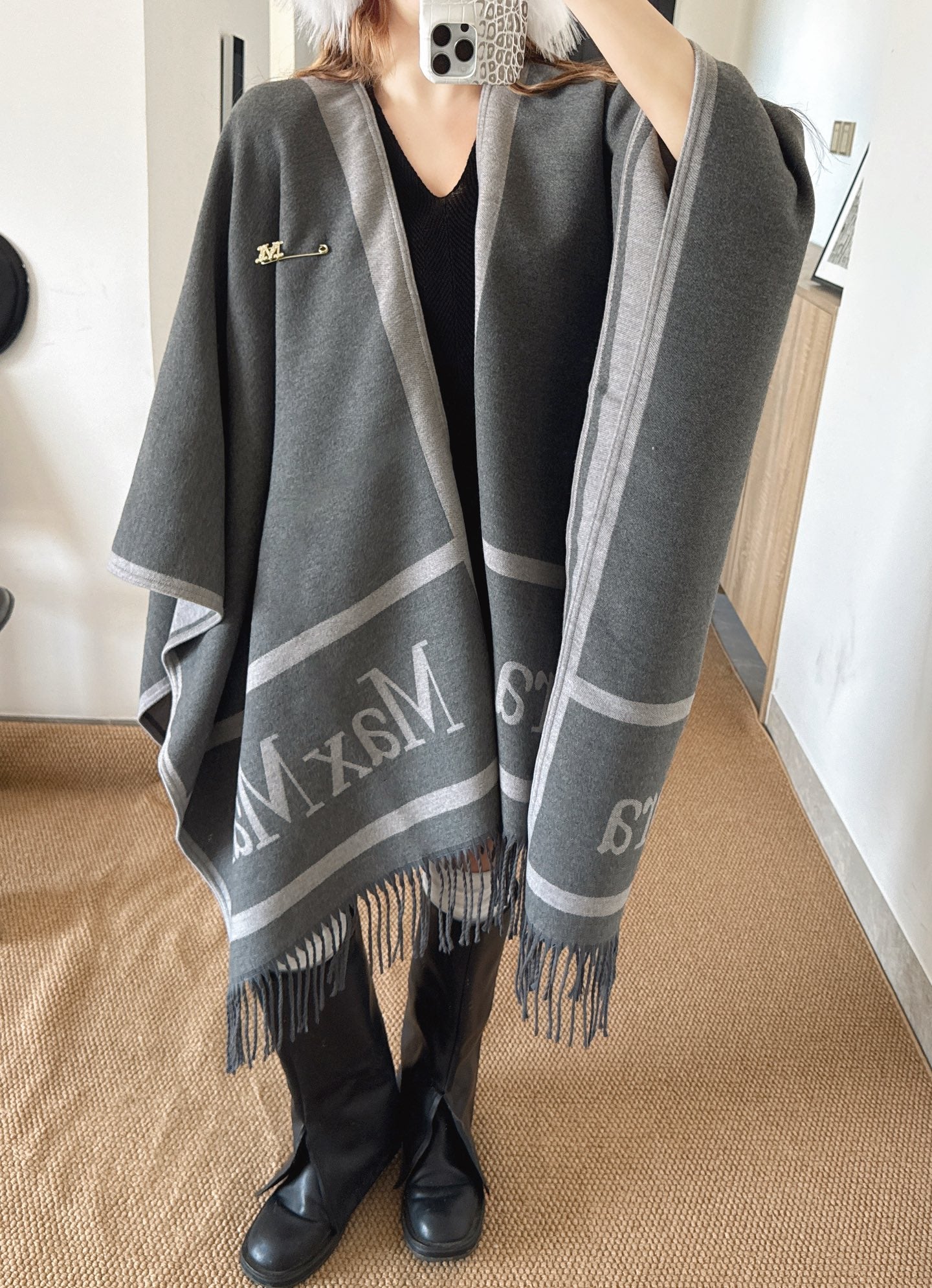26SS NEW jacquard cape