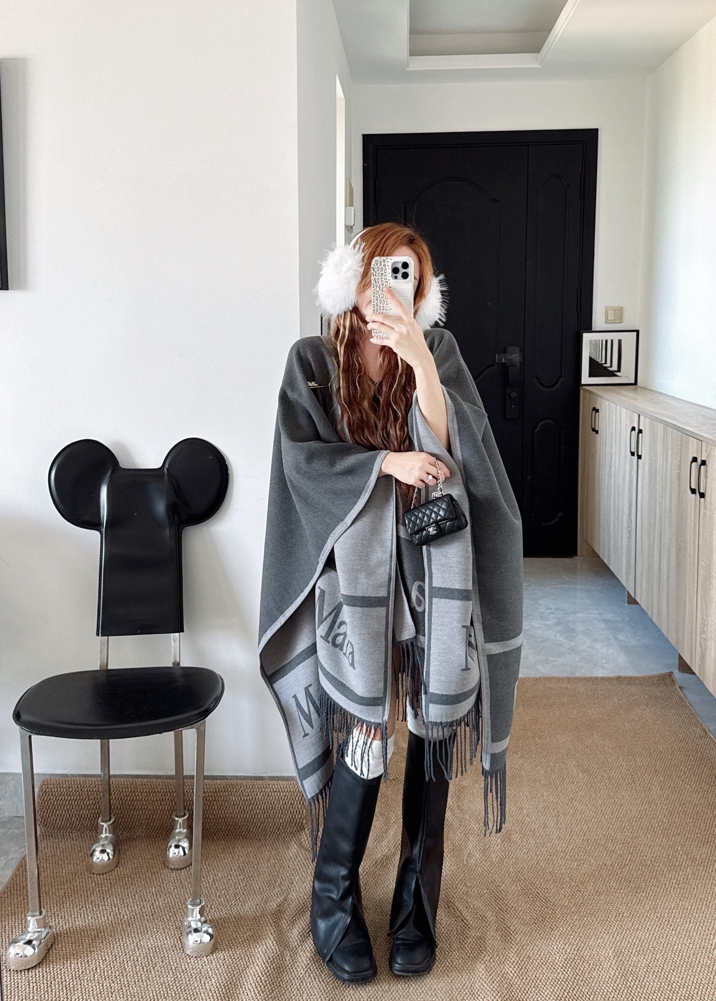 26SS NEW jacquard cape