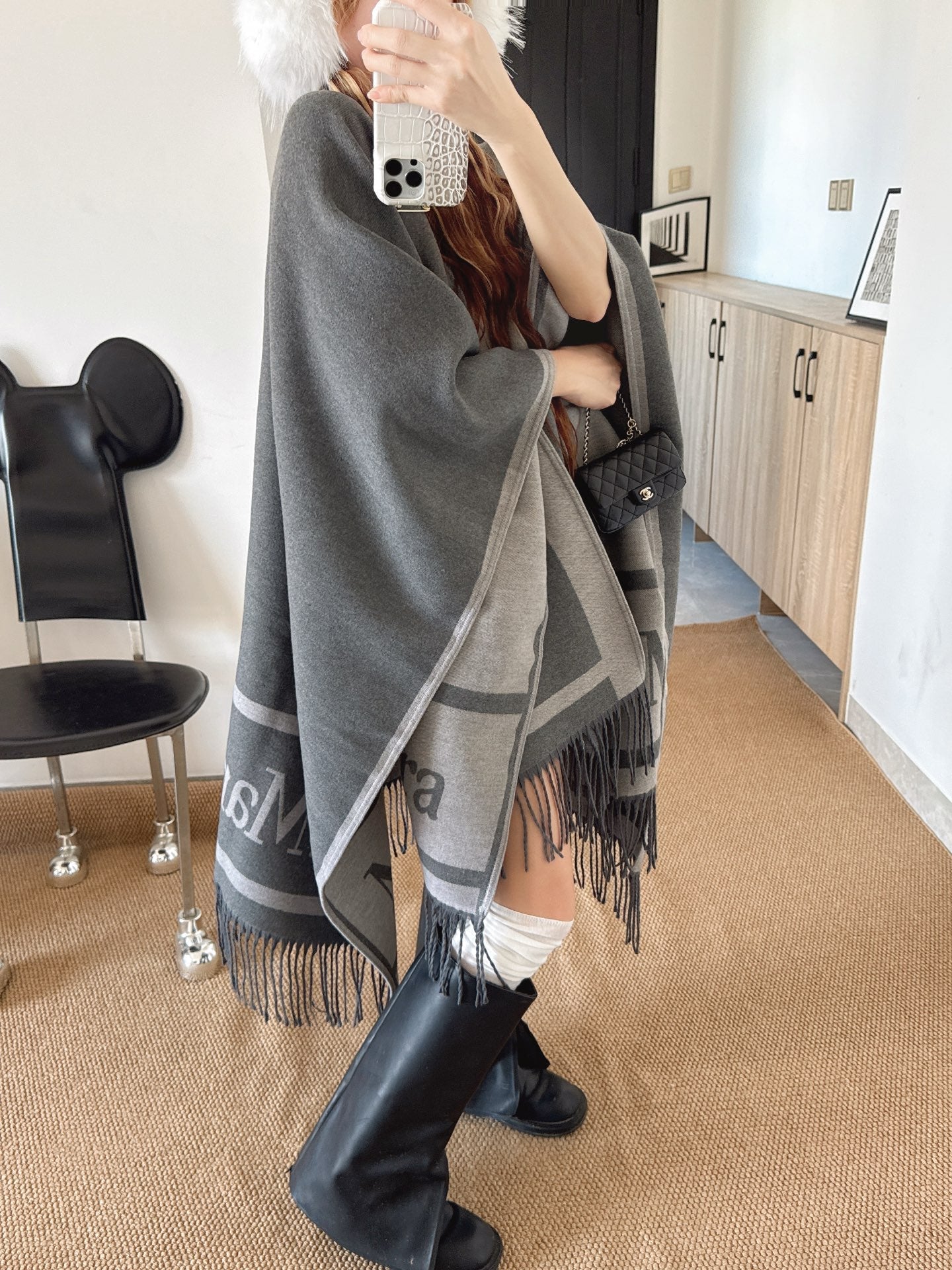 26SS NEW jacquard cape