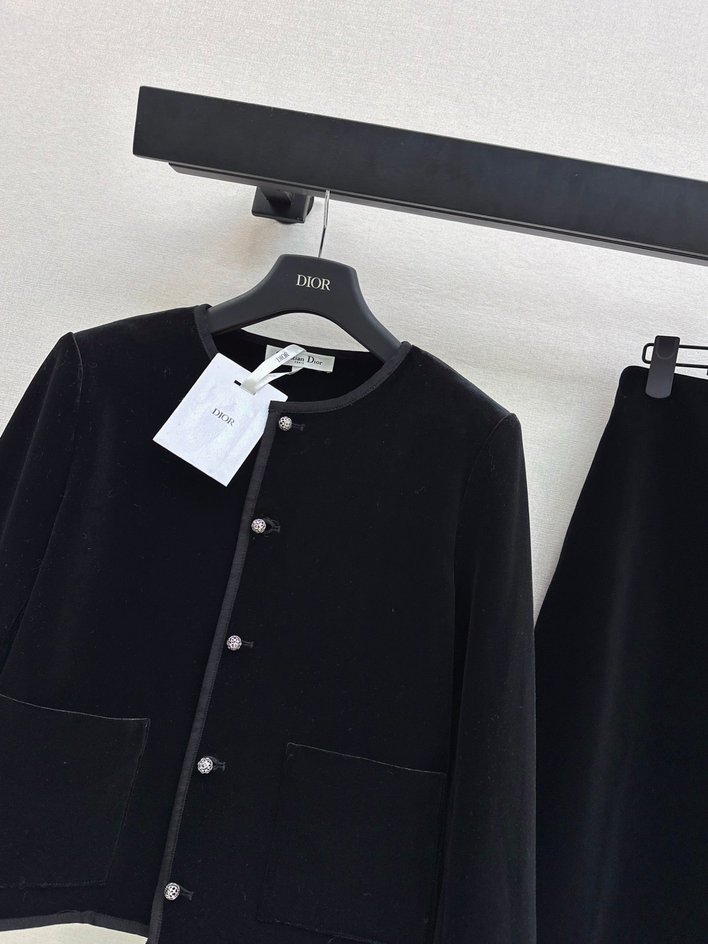 26SS NEW velvet jacket+skirts outfit sets