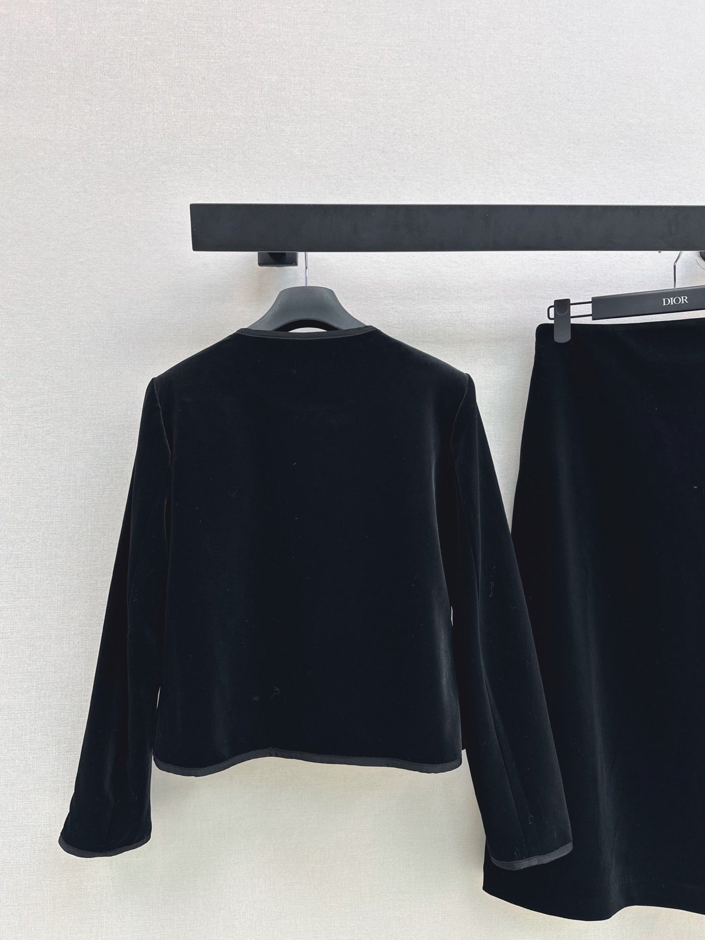 26SS NEW velvet jacket+skirts outfit sets