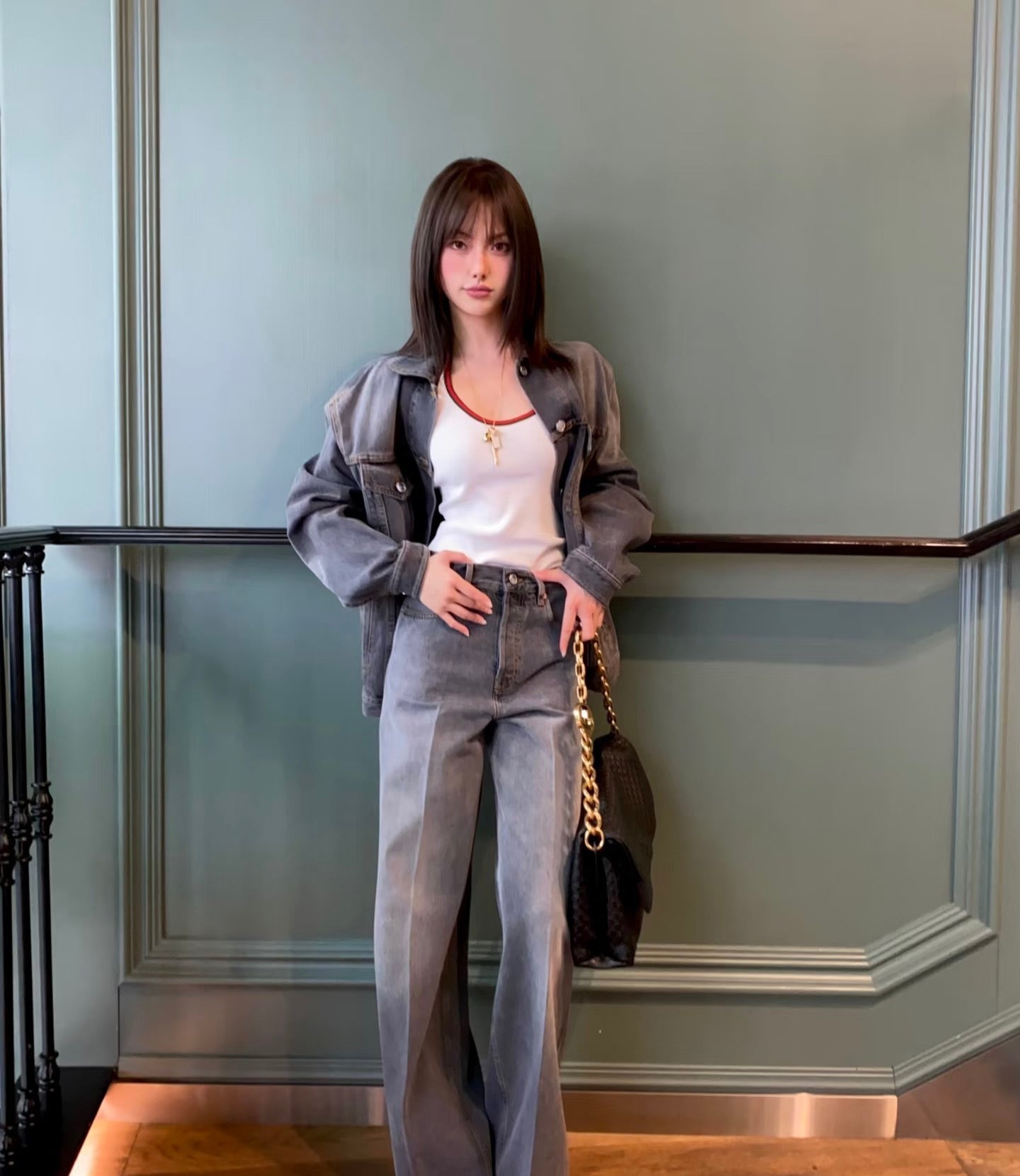 26SS NEUE Jeansjacke