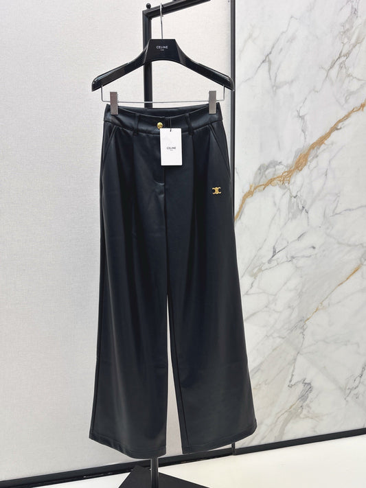 26SS NEW pu leather pants