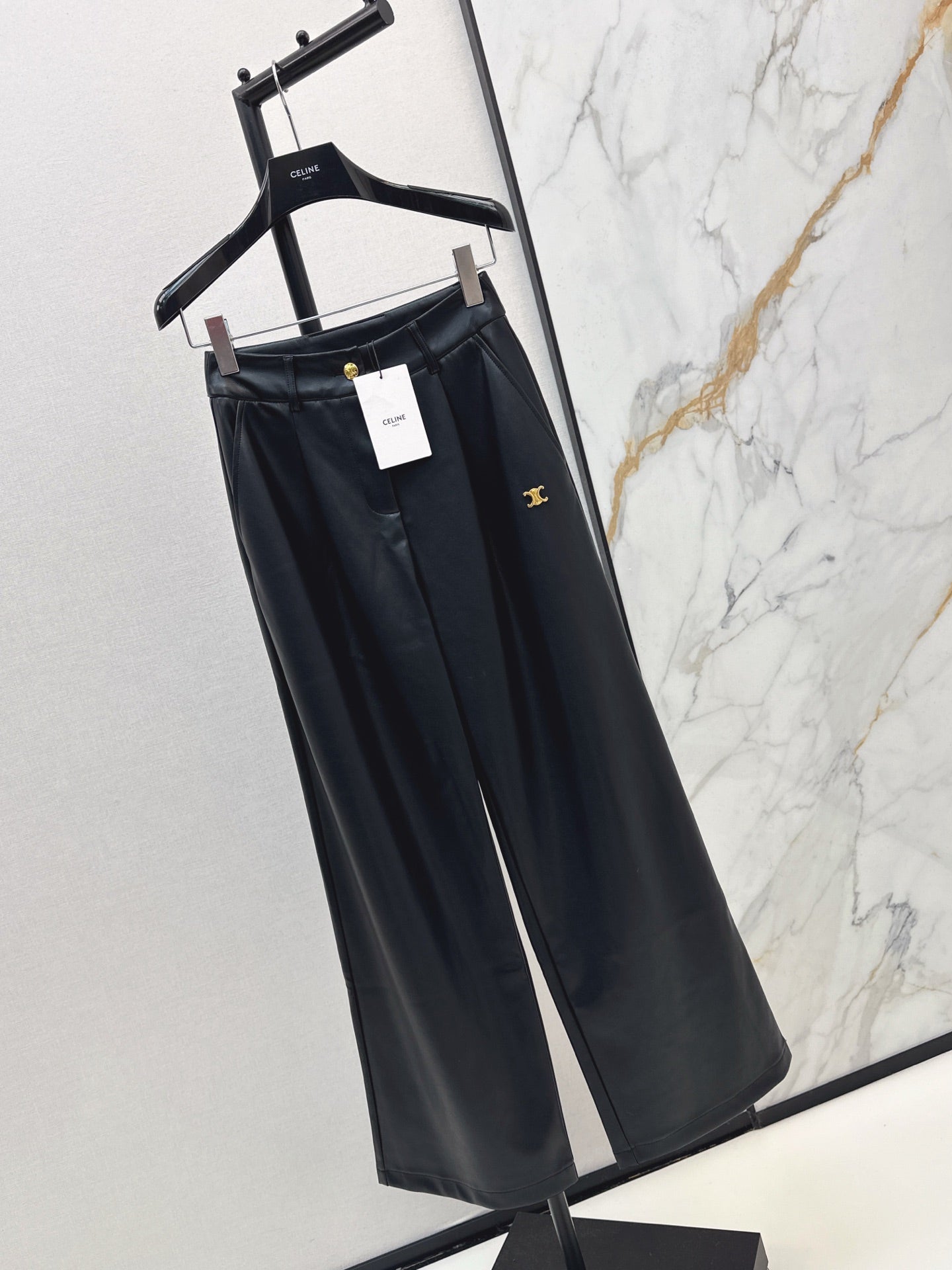 26SS NEW pu leather pants