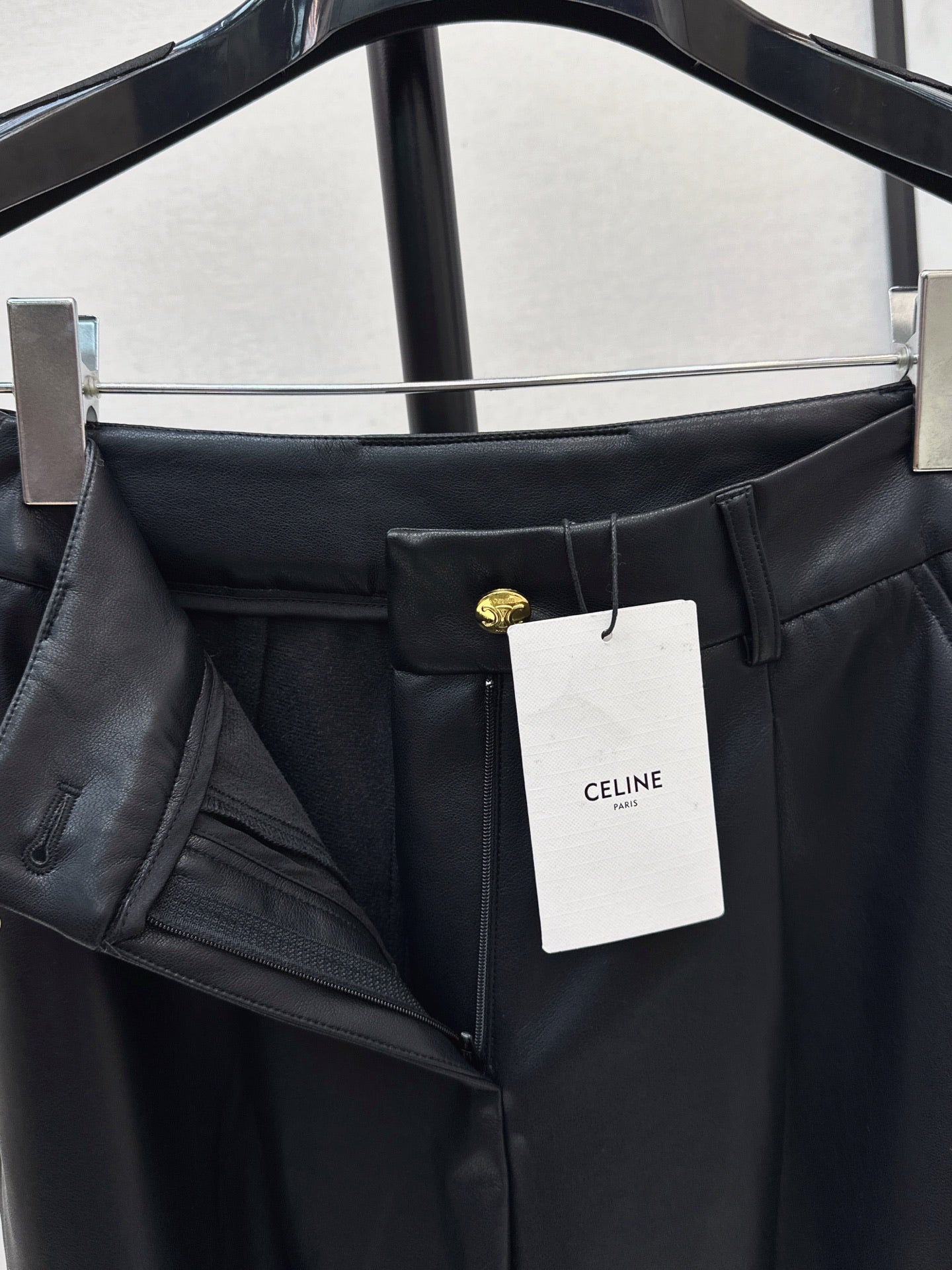 26SS NEW pu leather pants