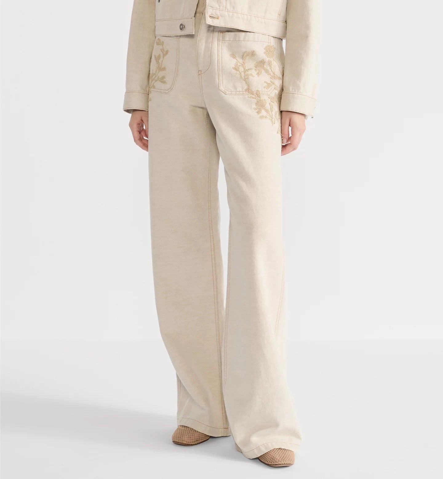 26SS NEW embroidery pants