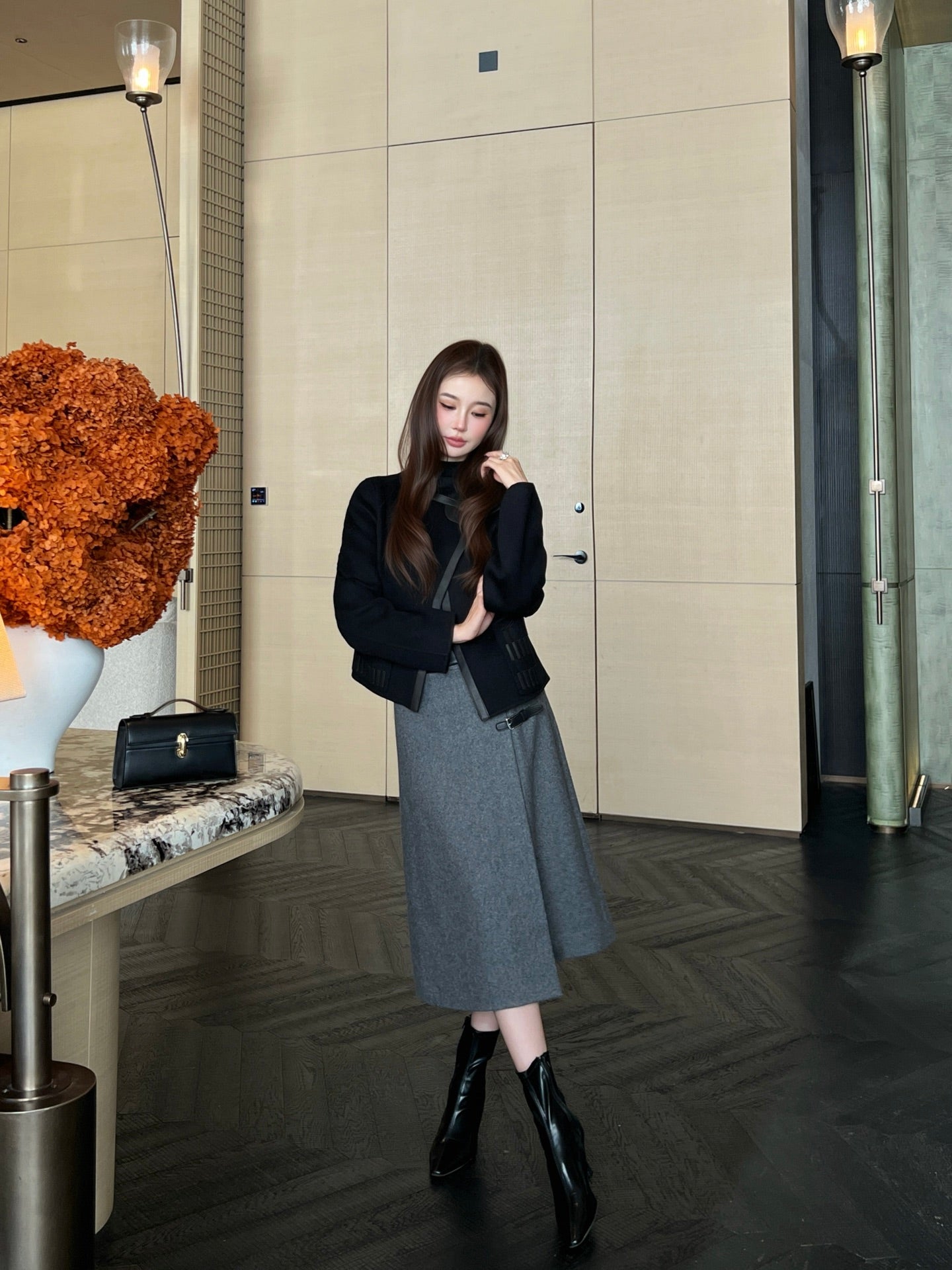 26SS NEW contract pu skirts
