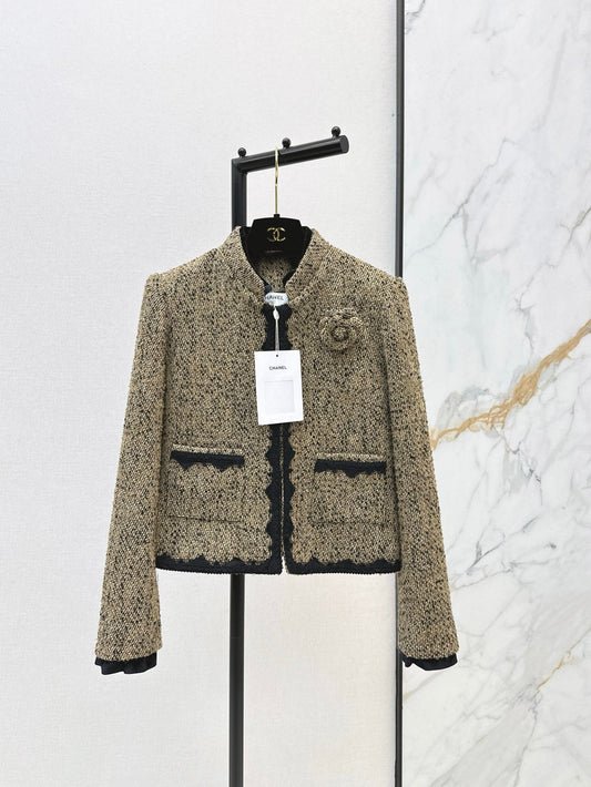 26SS NEW woven tweed jacket