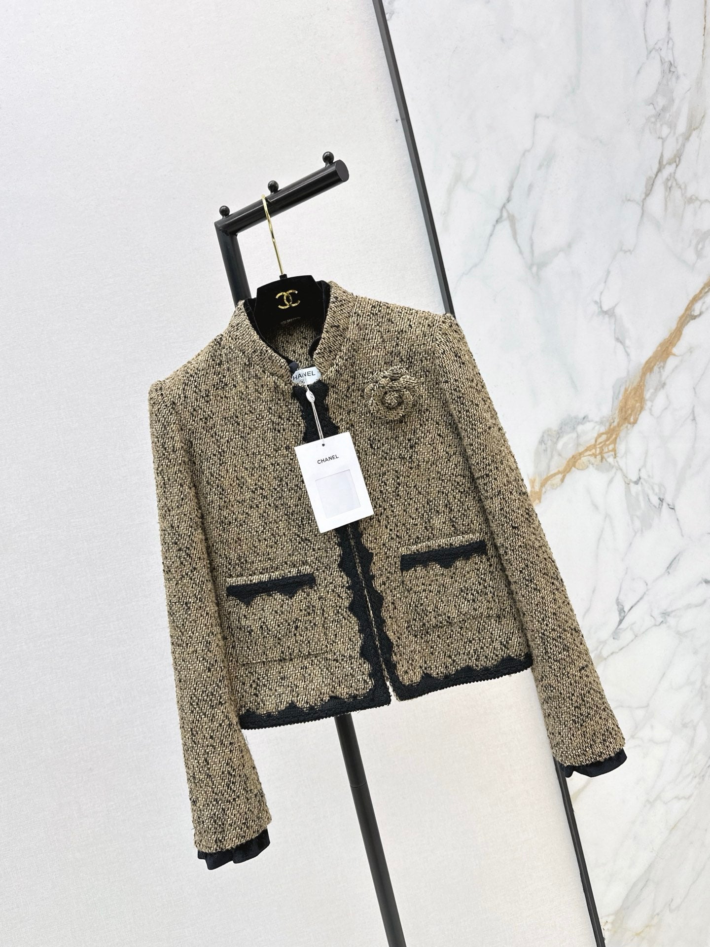 26SS NEW woven tweed jacket