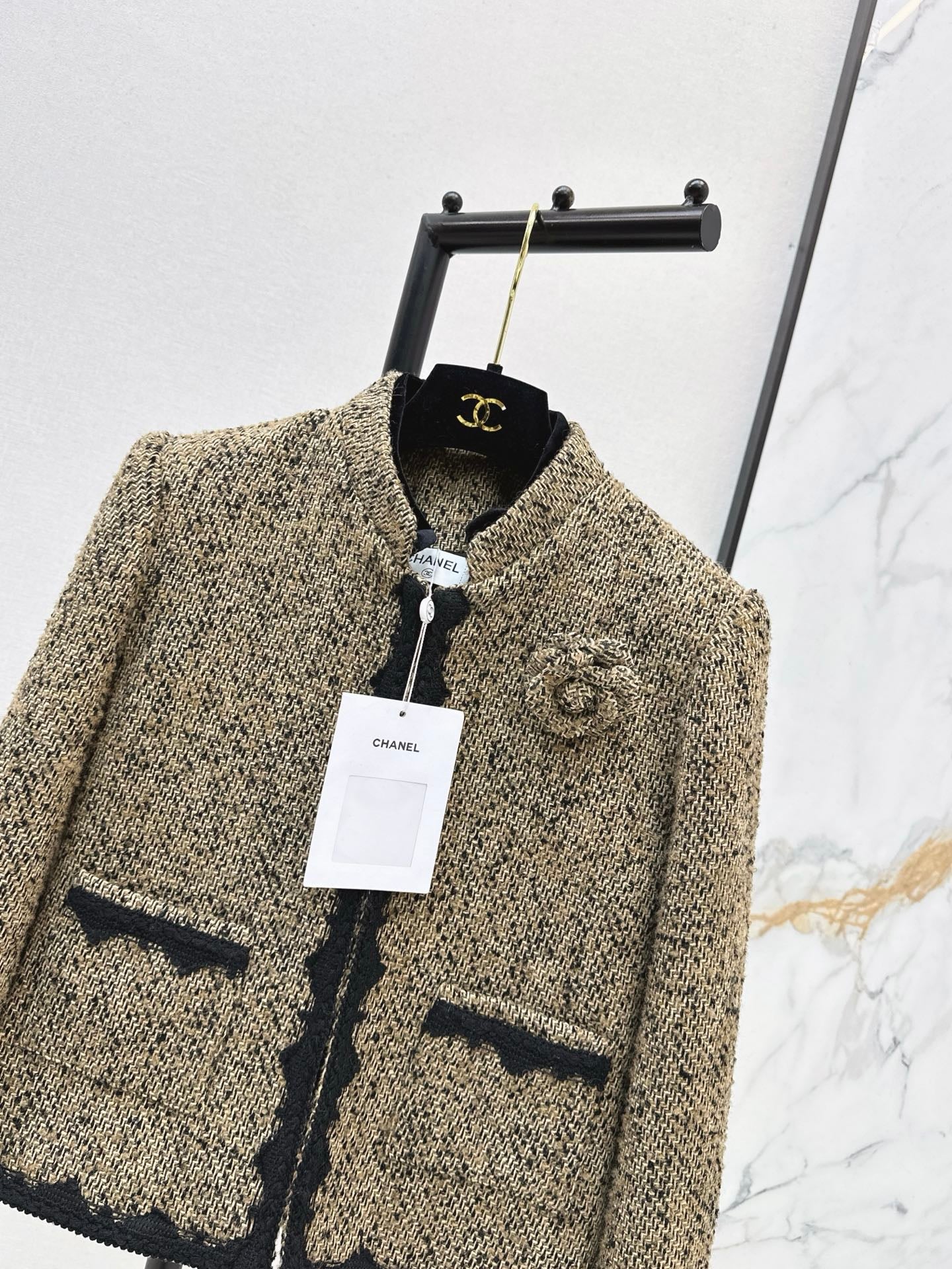 26SS NEW woven tweed jacket
