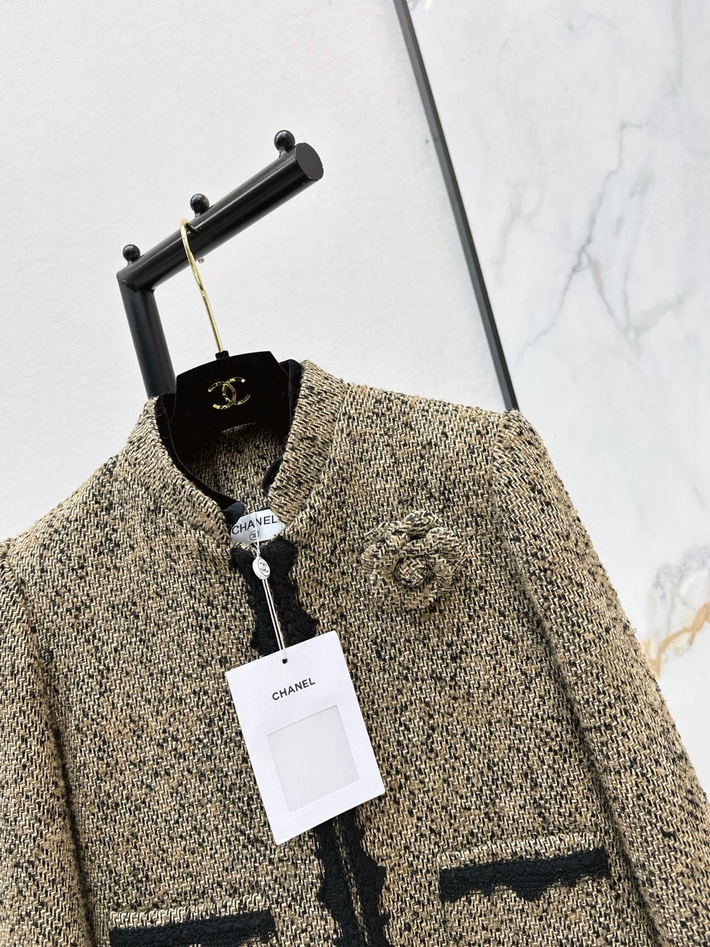 26SS NEW woven tweed jacket