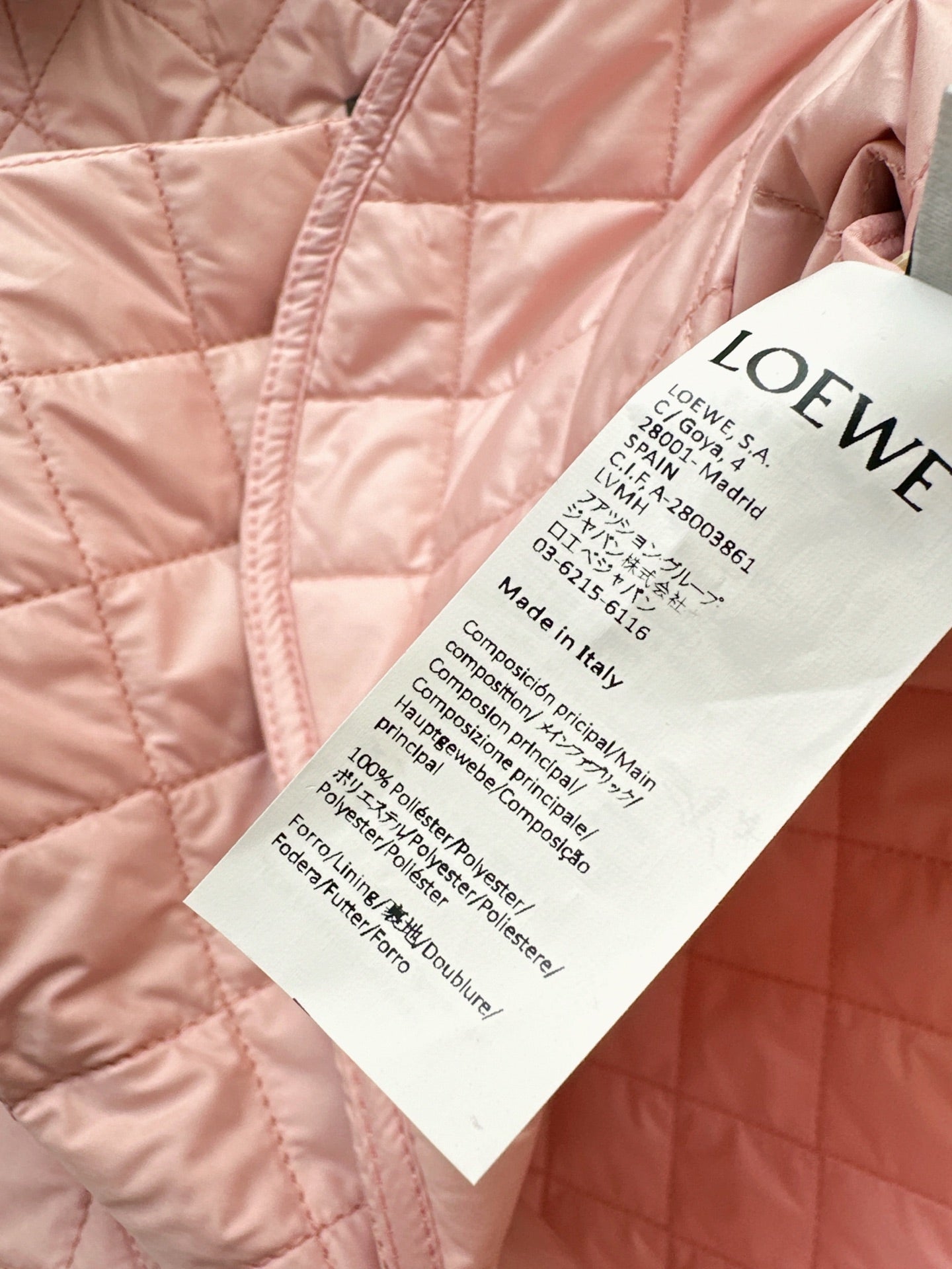 26SS NEUE wattierte Jacke