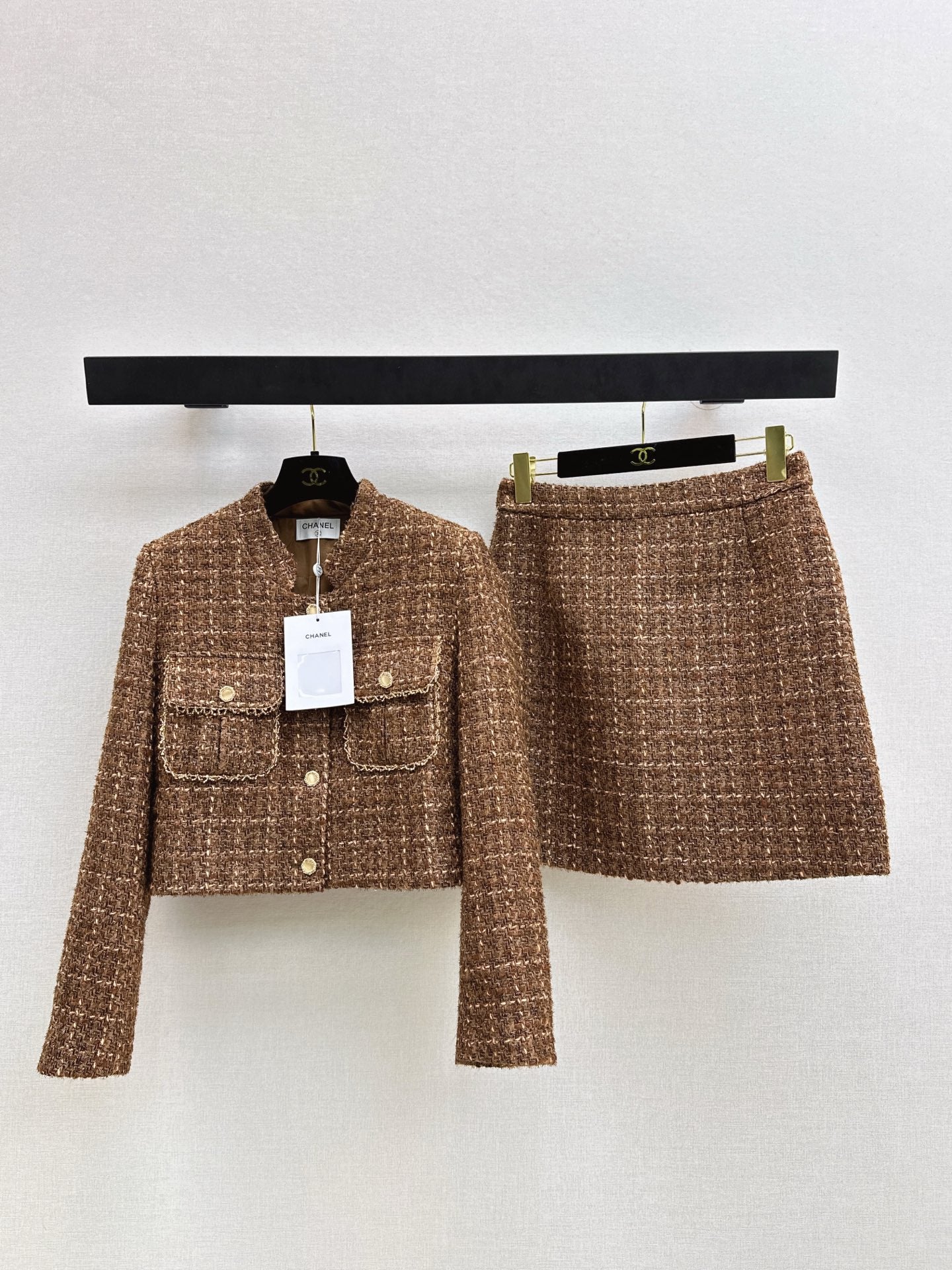 26SS NEW woven jacket skirts sets