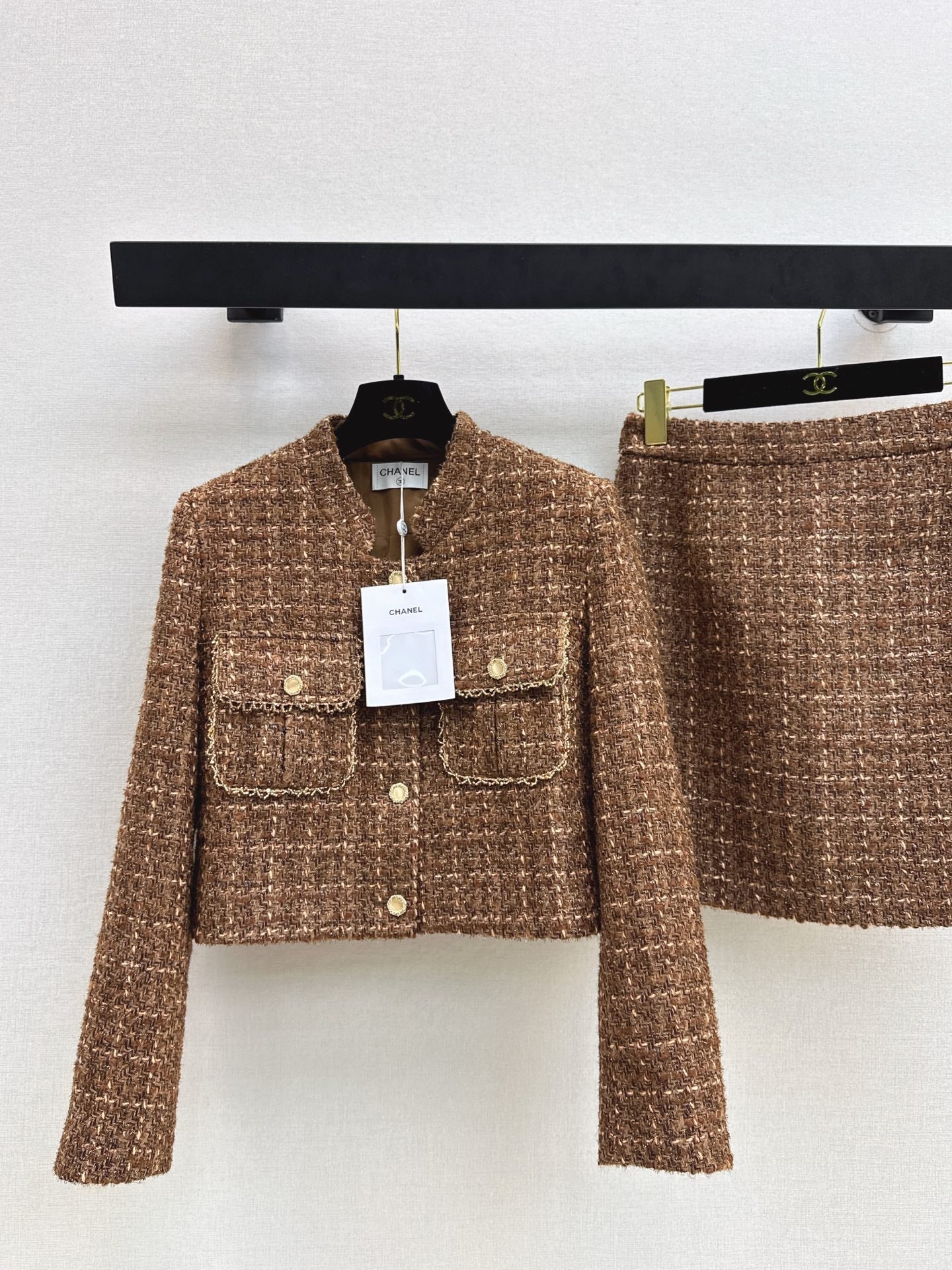 26SS NEW woven jacket skirts sets