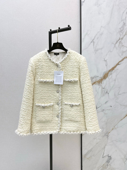 26SS NEW woven tweed jacket