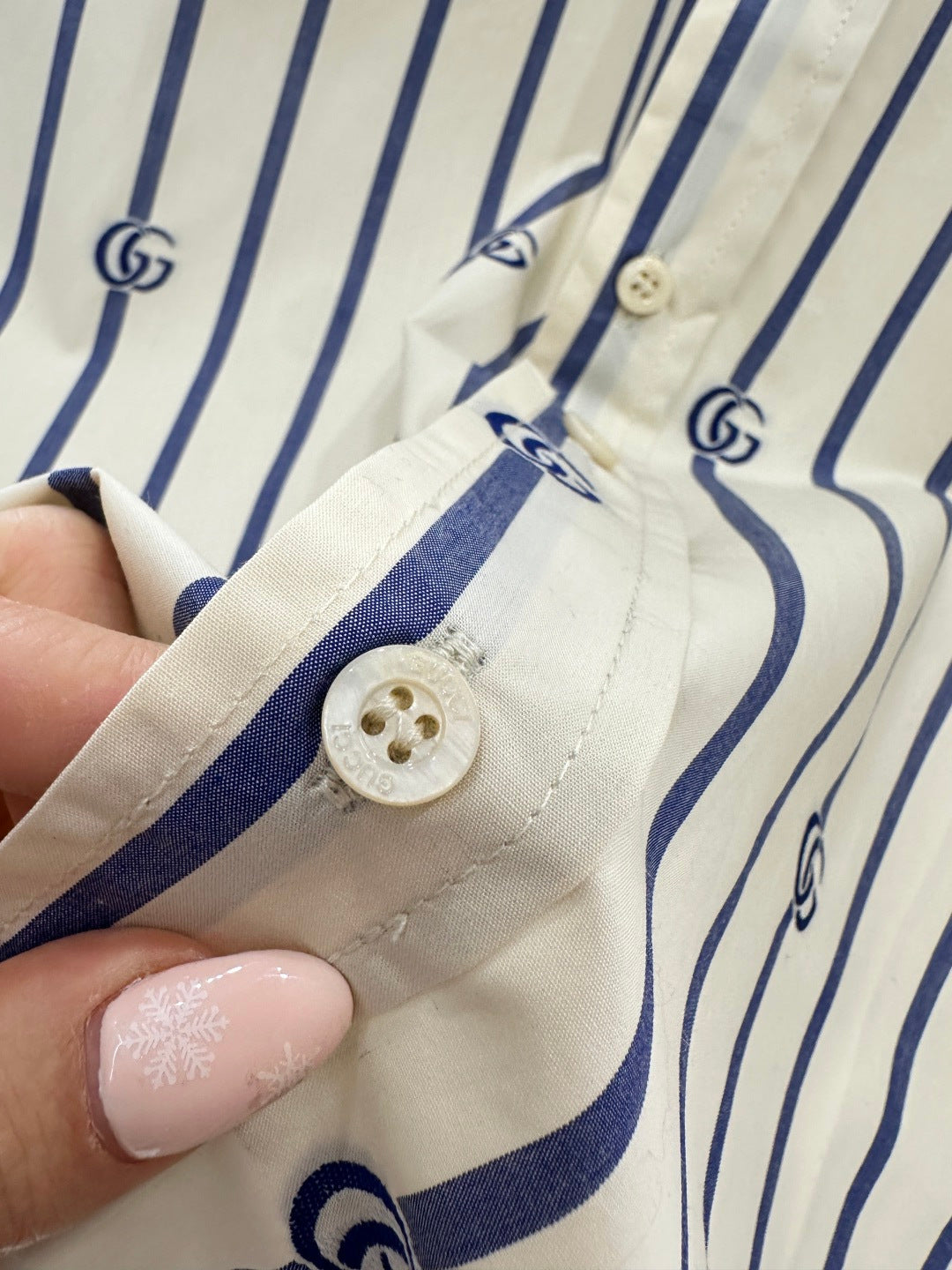 26SS NEW Lapel Striped blouse