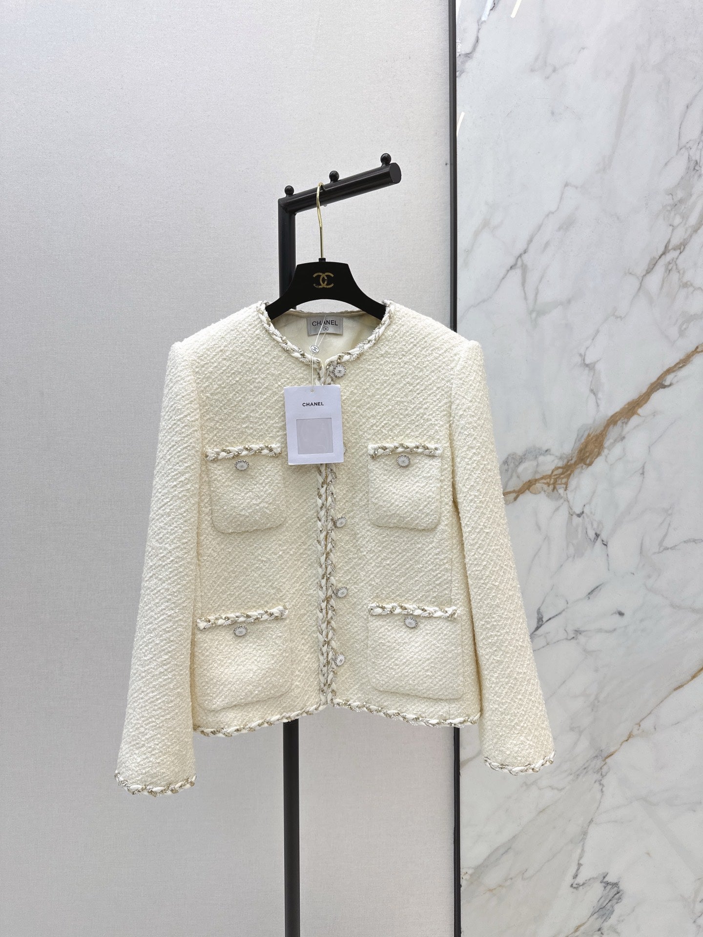 26SS NEW woven tweed jacket