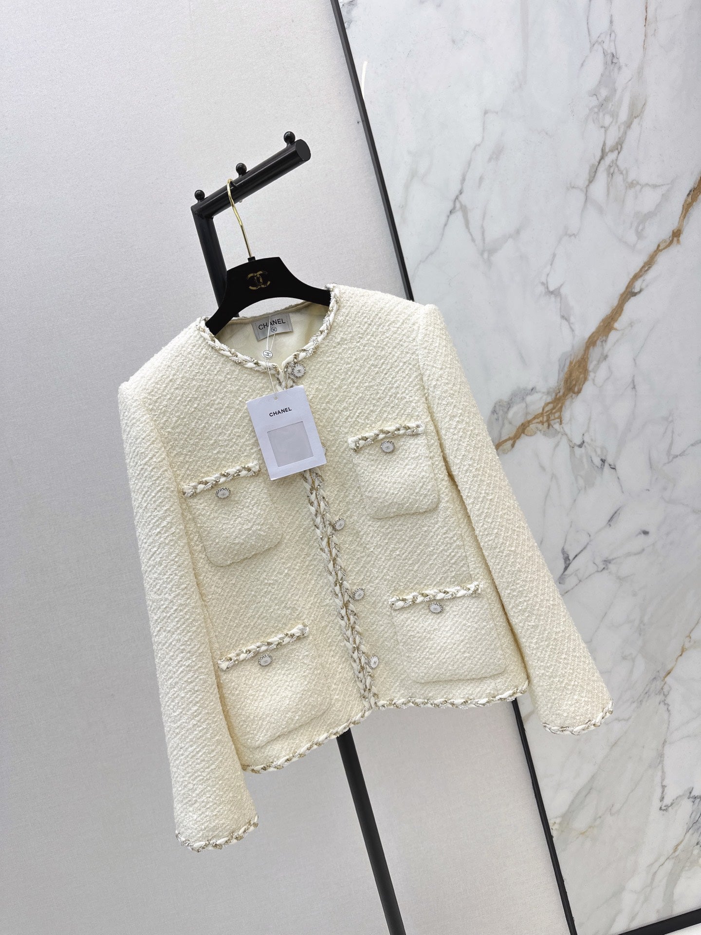 26SS NEW woven tweed jacket