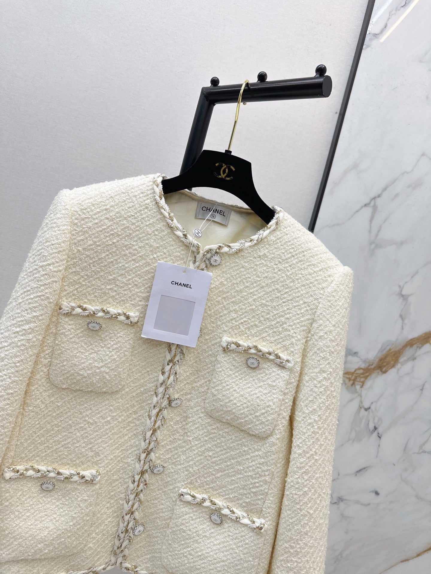 26SS NEW woven tweed jacket