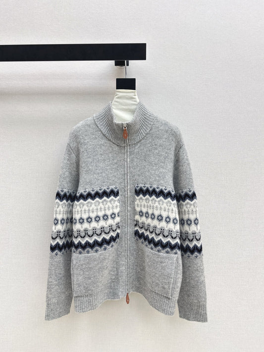 26SS NEW fair isle jacquard cardigan