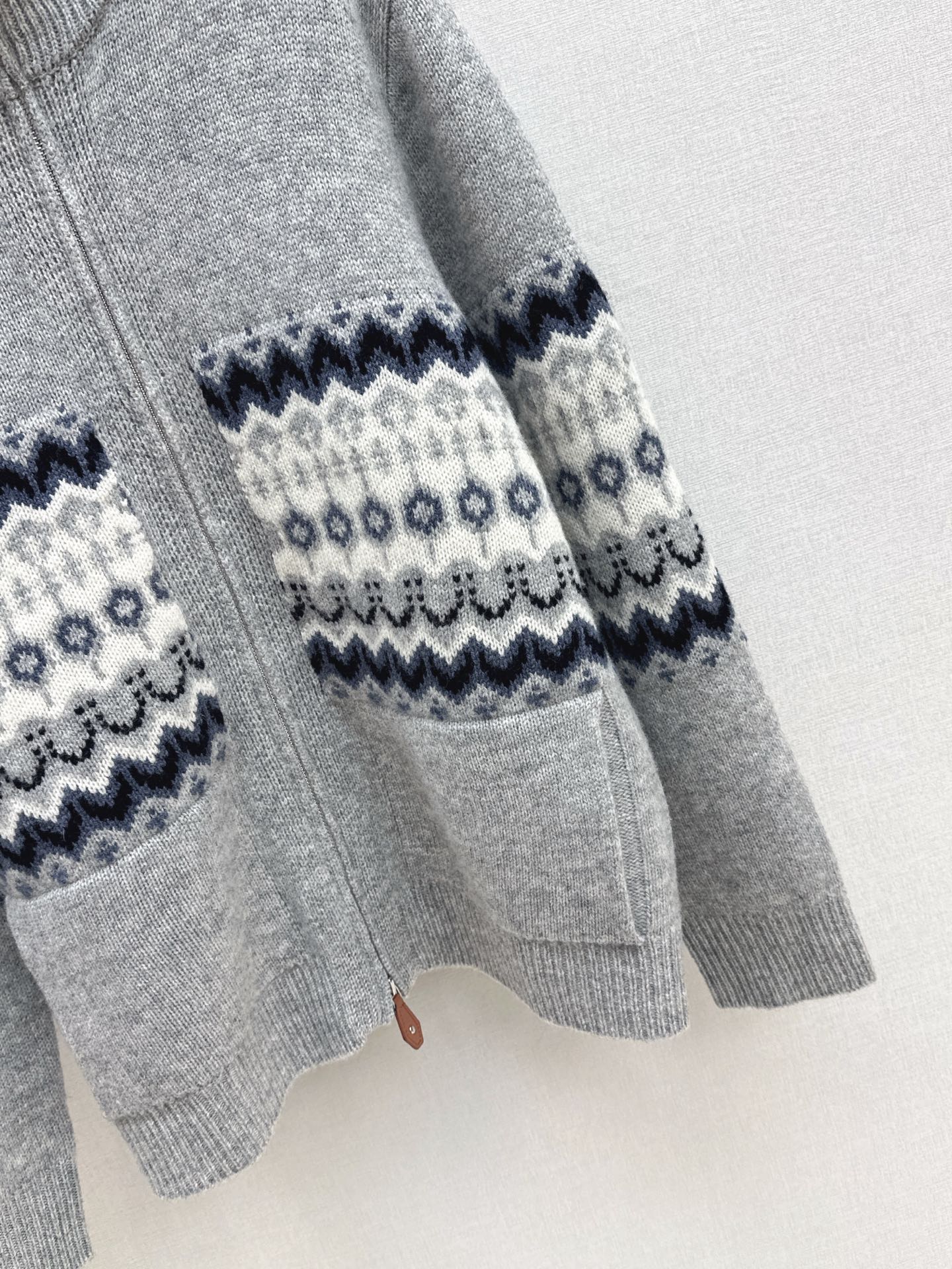 26SS NEUER Fair Isle Jacquard Cardigan