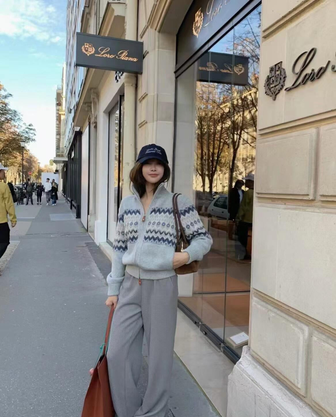 26SS NEUER Fair Isle Jacquard Cardigan