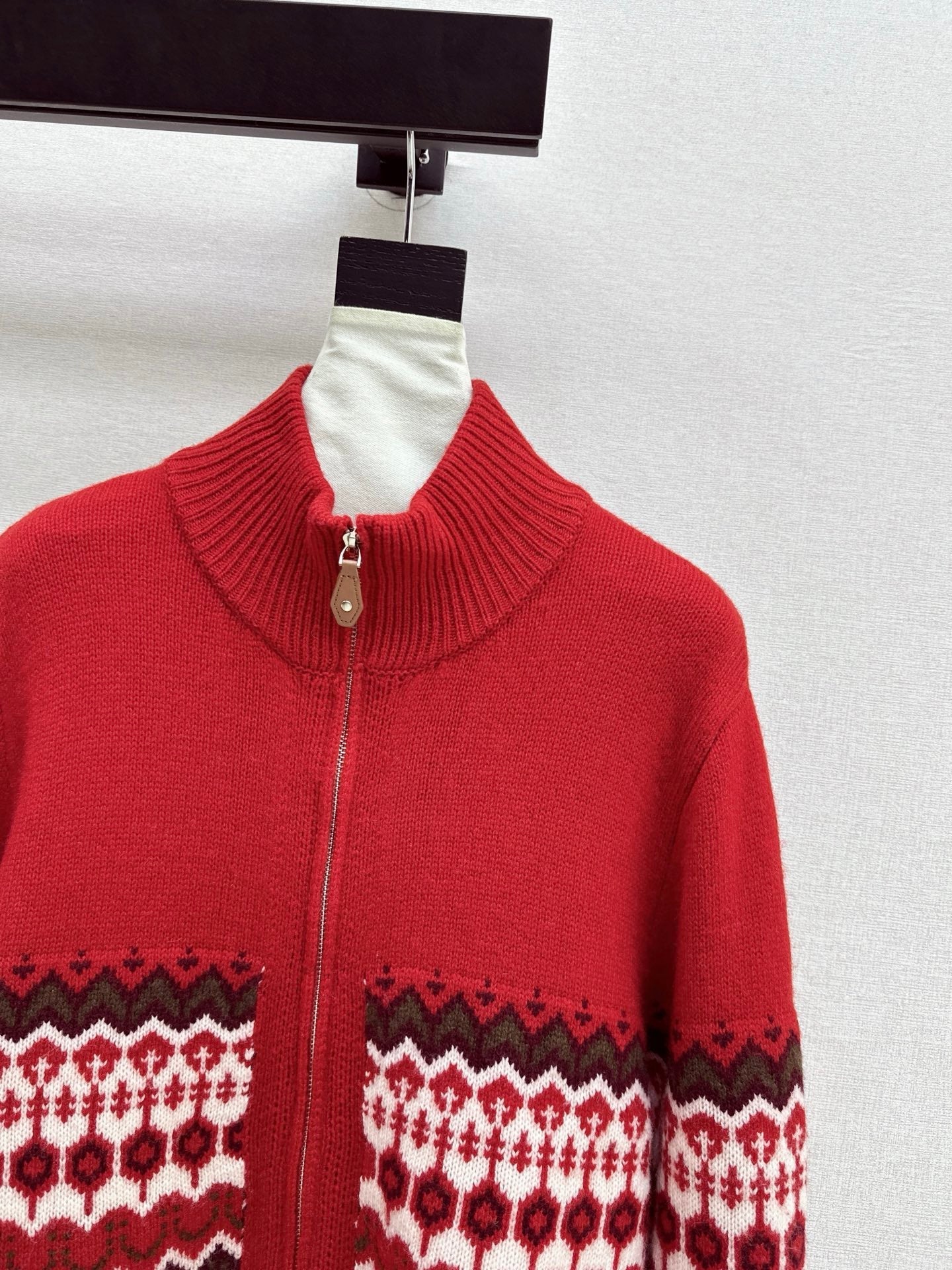 26SS NEUER Fair Isle Jacquard Cardigan