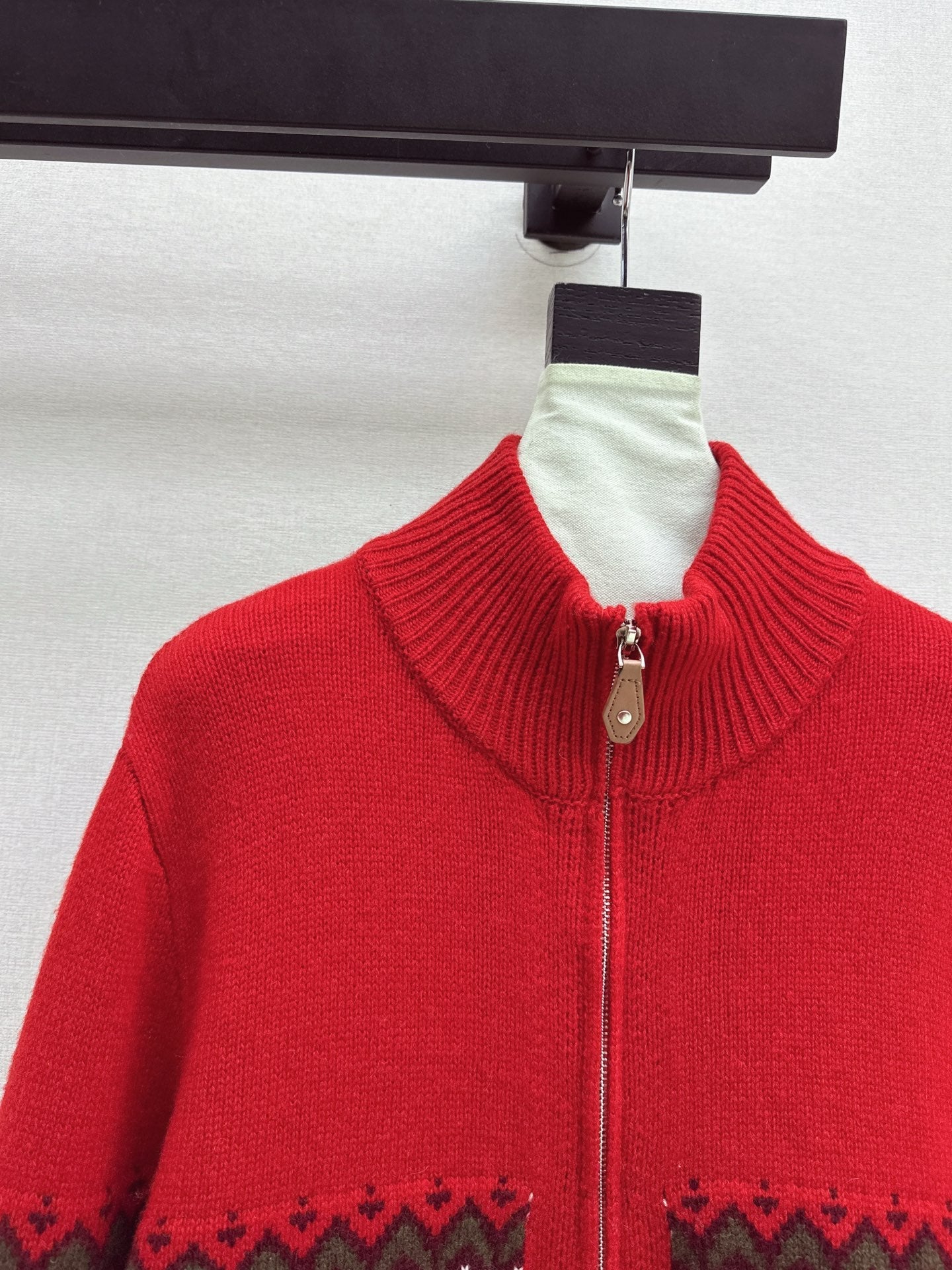 26SS NEUER Fair Isle Jacquard Cardigan